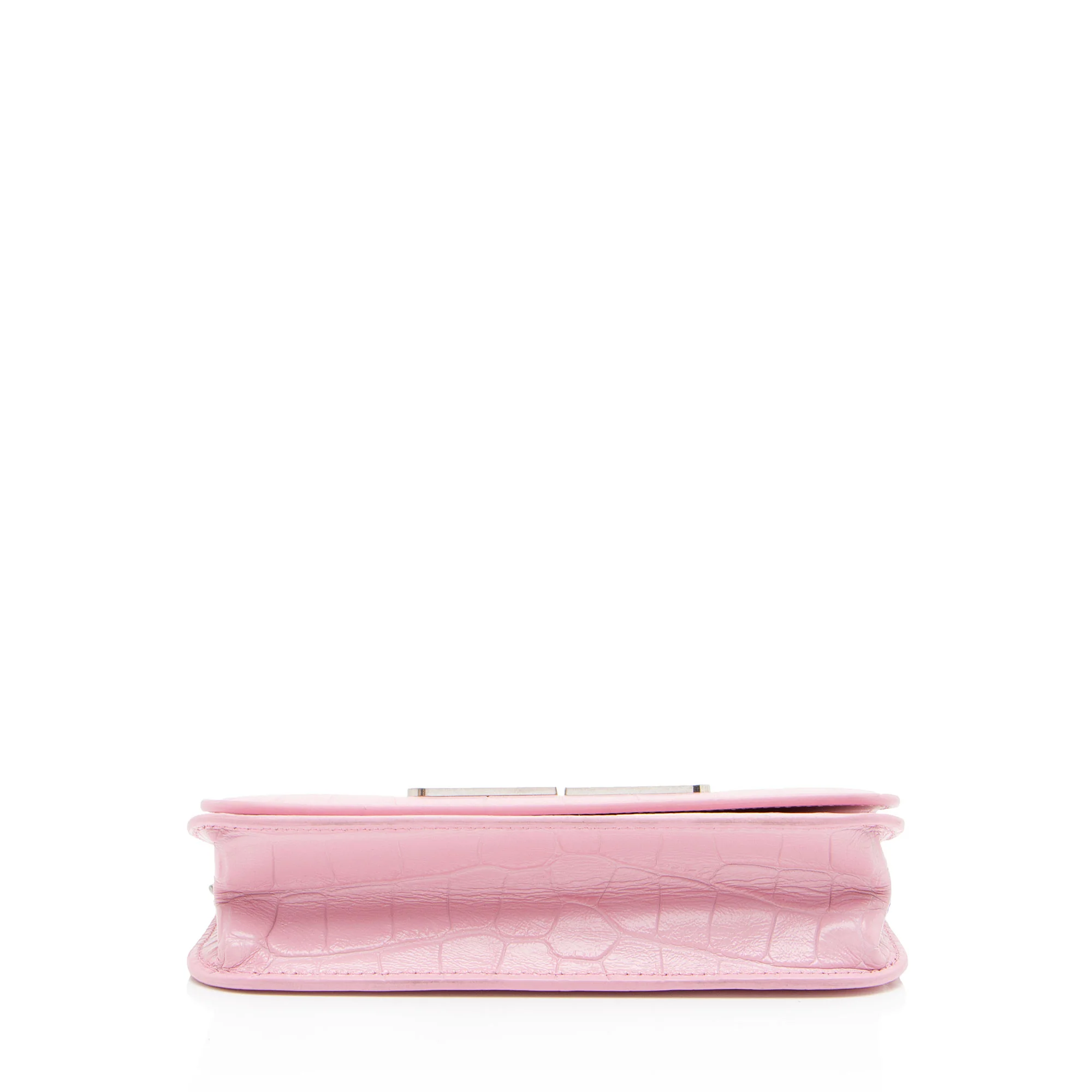 Balenciaga Croc Embossed Gossip Wallet on Chain - Image 4