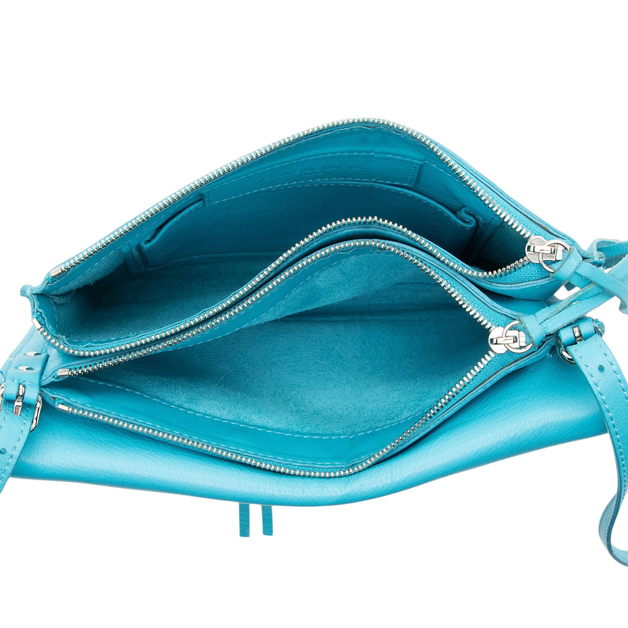 Balenciaga Leather Papier Triple Crossbody - Image 7