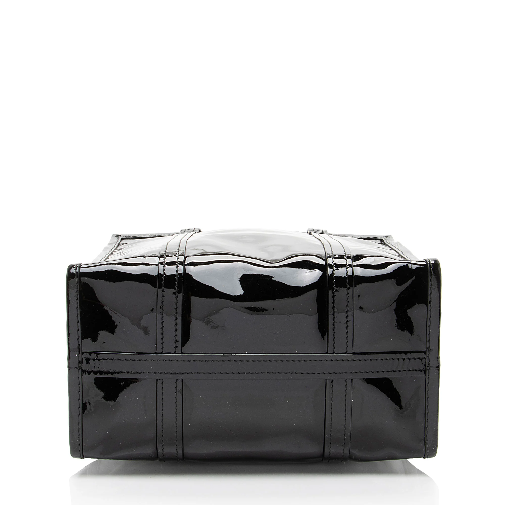 Balenciaga Patent Leather Bazar Small Shopper Tote - Image 4