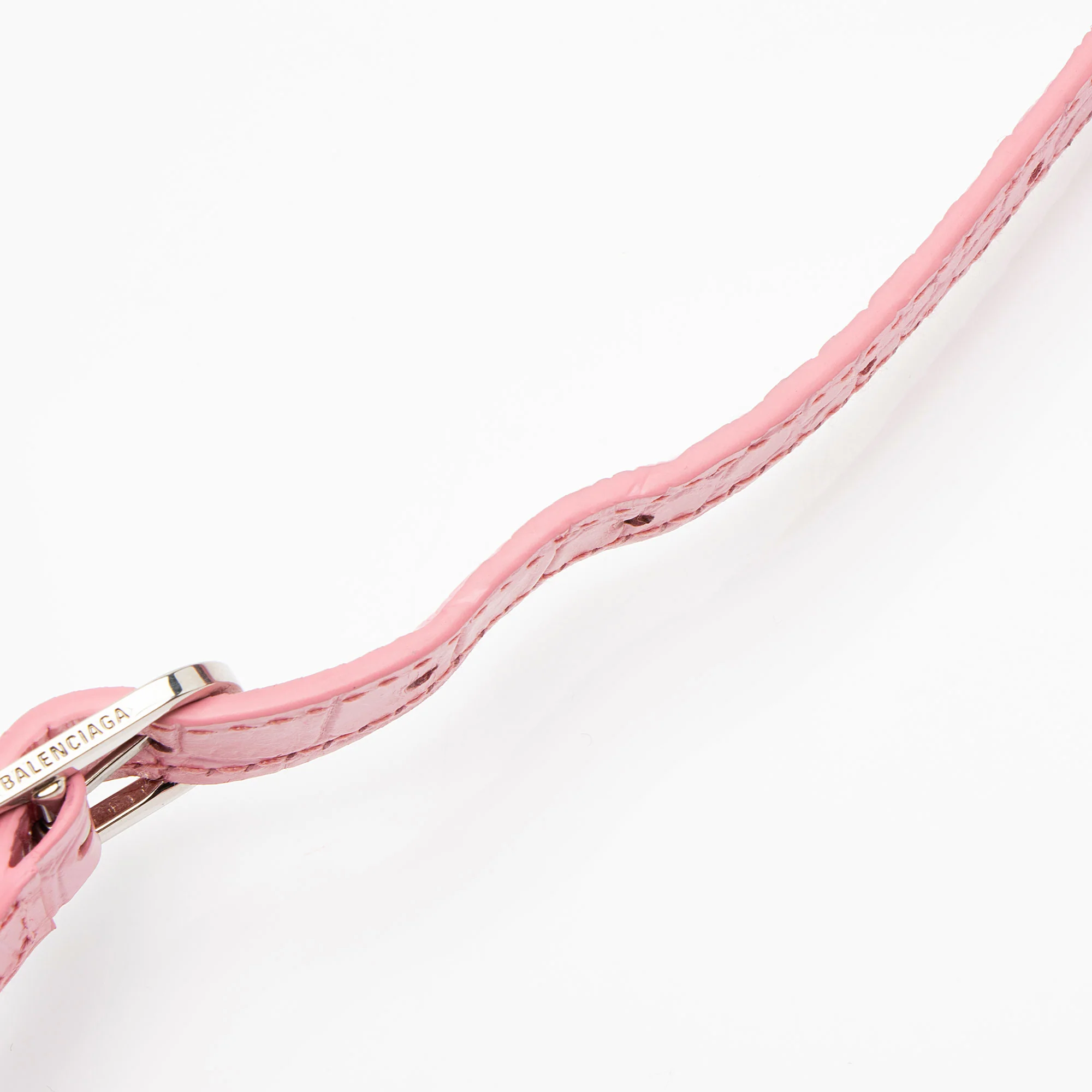 Balenciaga Shiny Croc Embossed Calfskin XX Small Shoulder Bag - Image 11