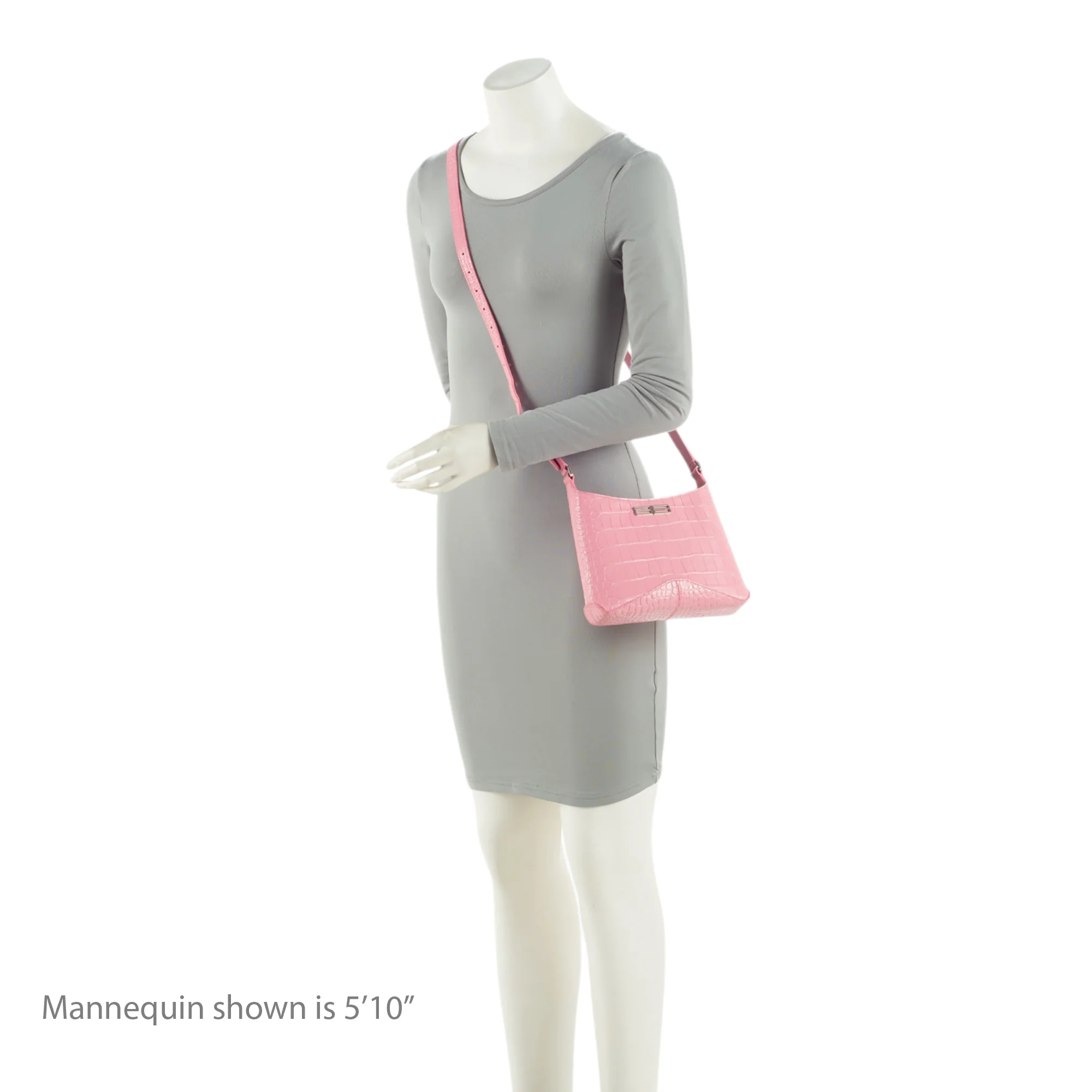 Balenciaga Shiny Croc Embossed Calfskin XX Small Shoulder Bag - Image 5