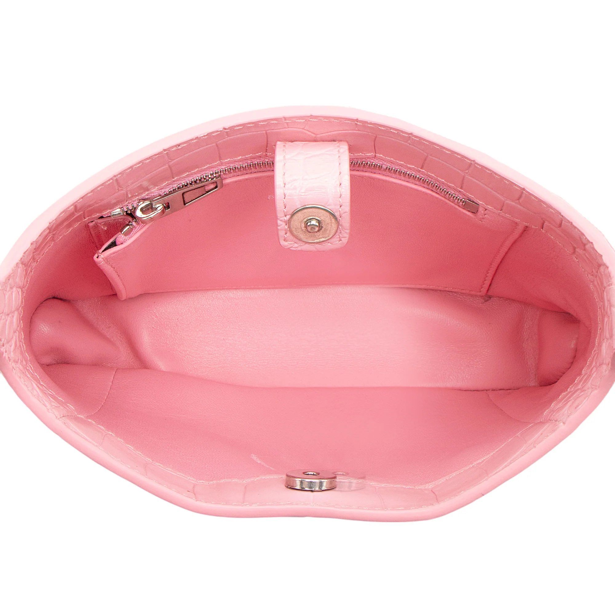 Balenciaga Shiny Croc Embossed Calfskin XX Small Shoulder Bag - Image 7