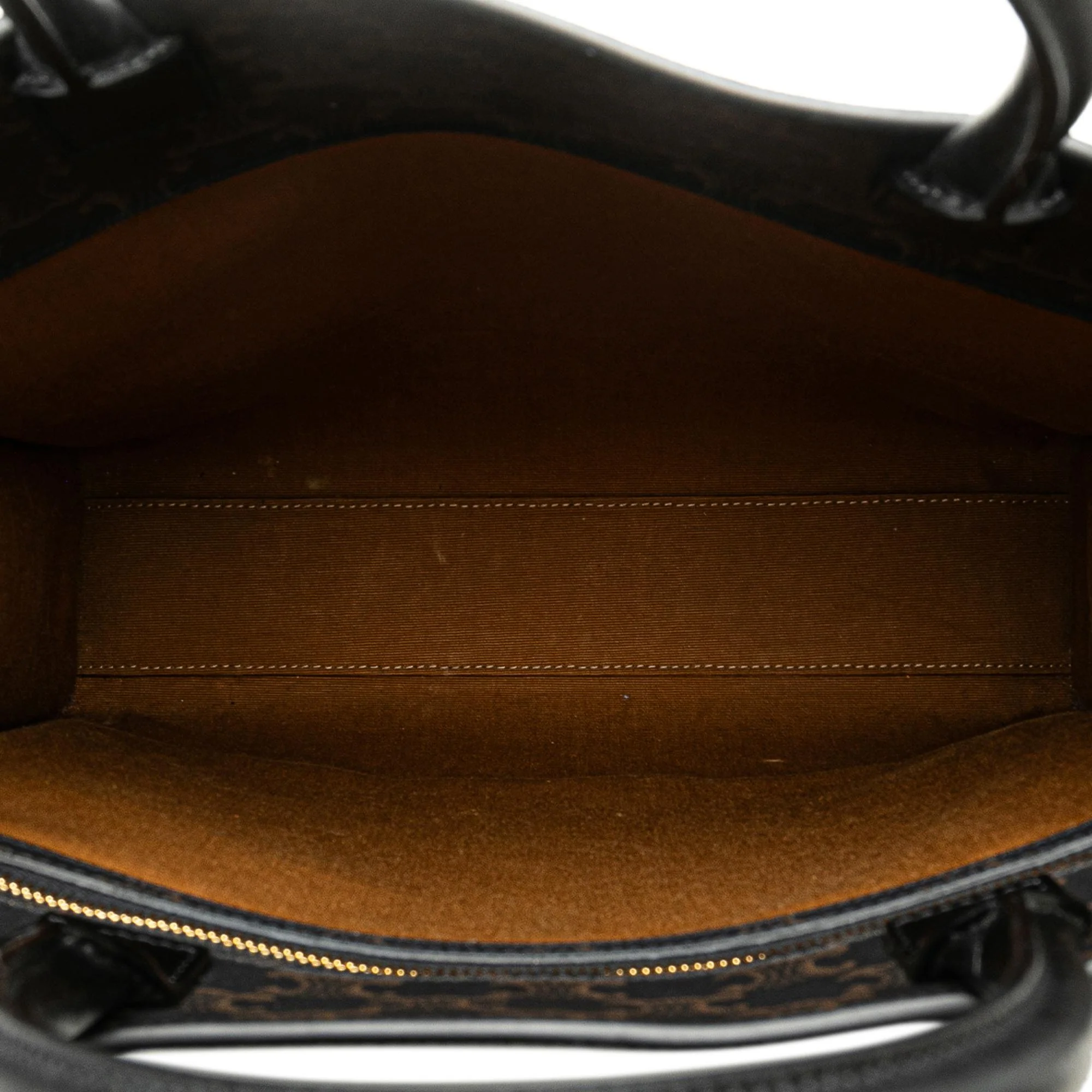 Celine Medium Triomphe Coated Canvas Vertical Cabas Satchel - Image 4