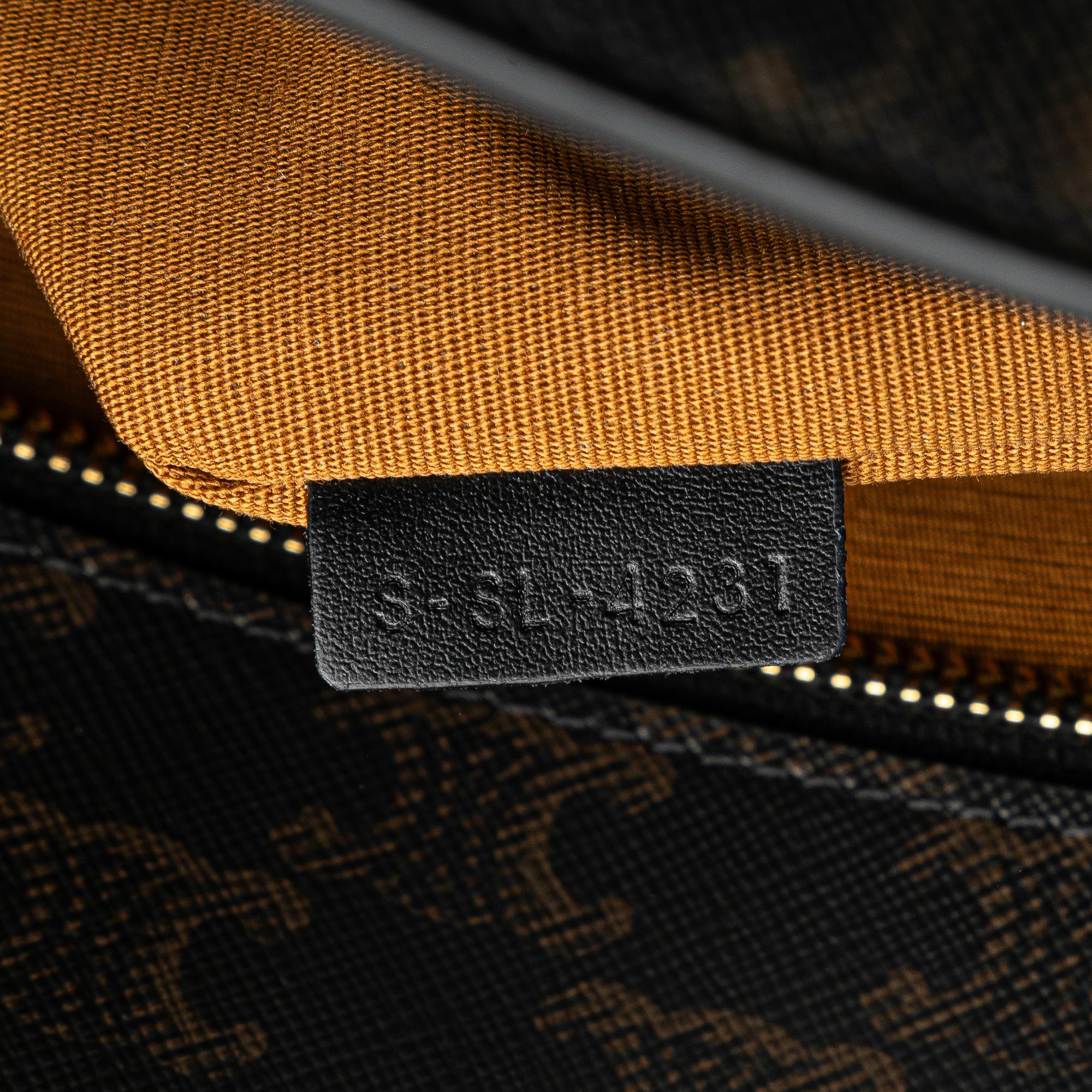 Celine Medium Triomphe Coated Canvas Vertical Cabas Satchel - Image 7