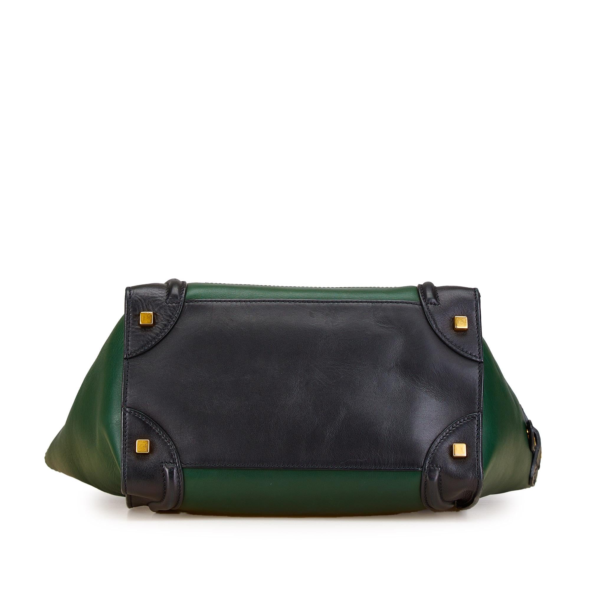 Celine Mini Tricolor Luggage Tote - Image 3