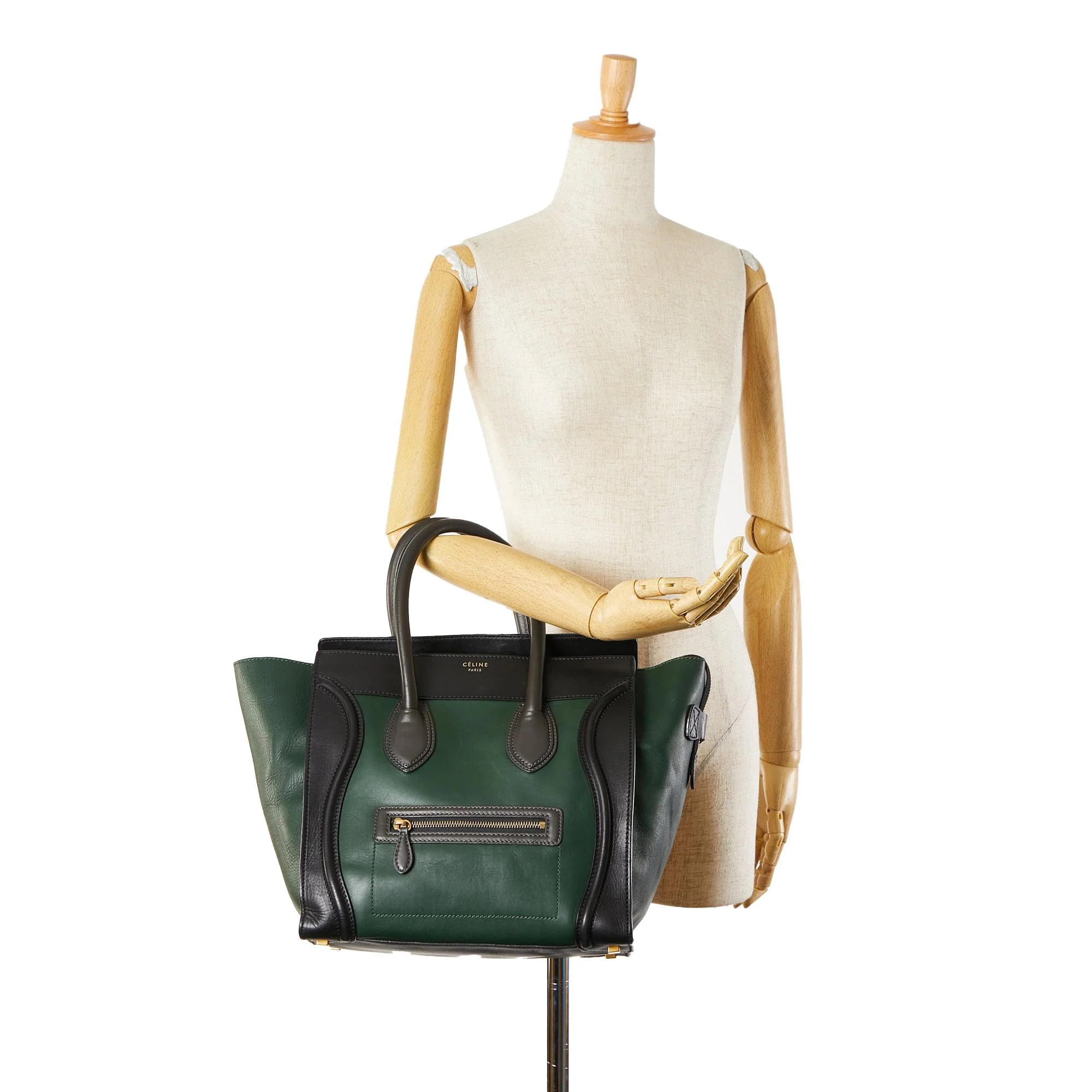 Celine Mini Tricolor Luggage Tote - Image 5