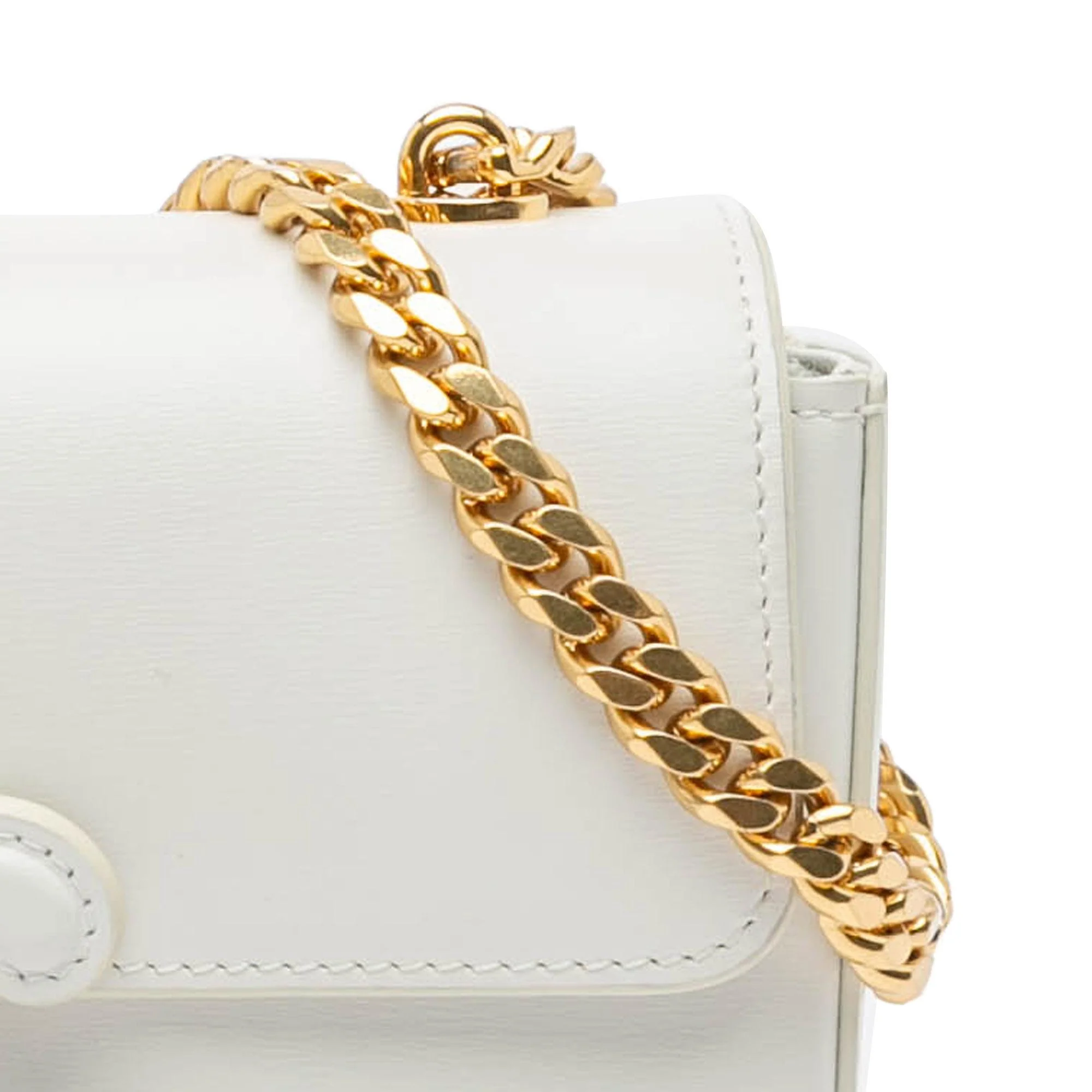 Celine Shiny Calfskin Claude Chain Shoulder Bag - Image 7