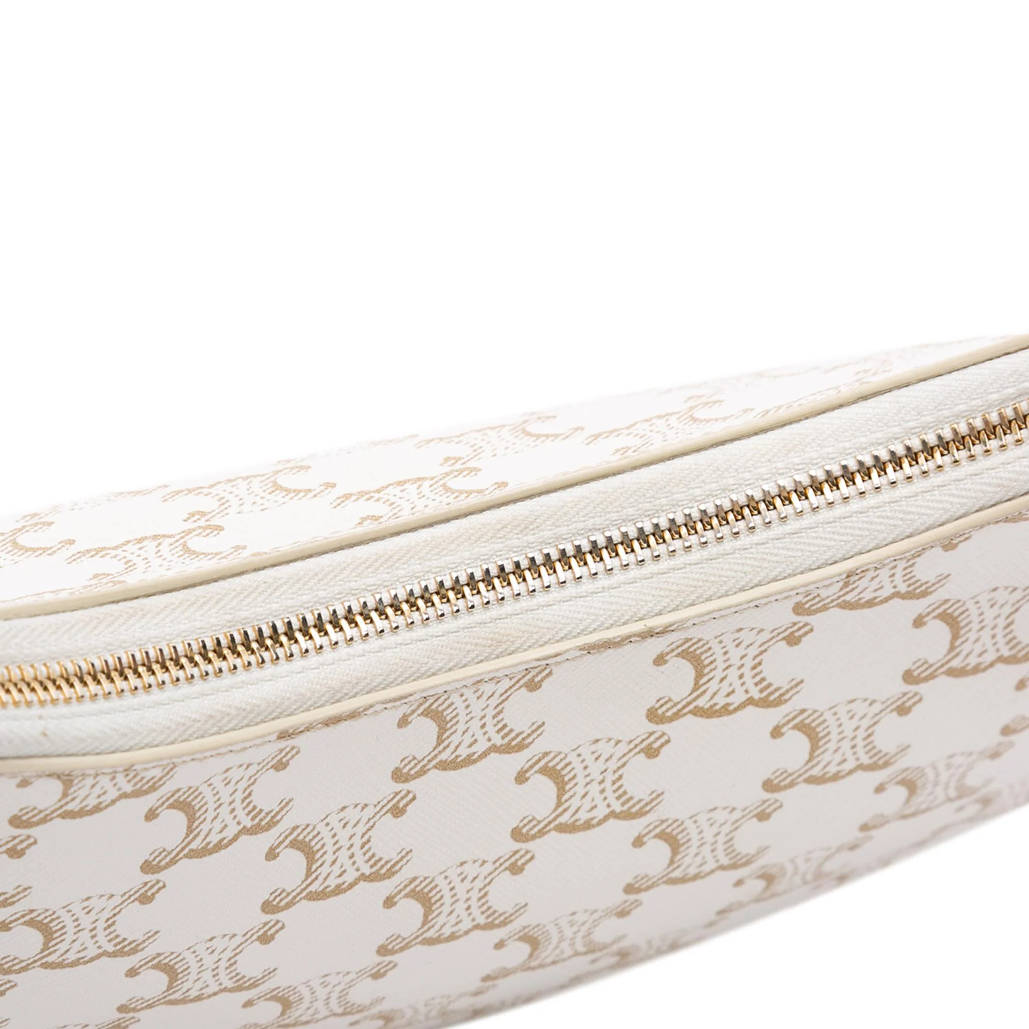 Celine Triomphe Coated Canvas Ava Shoulder Bag - Image 7