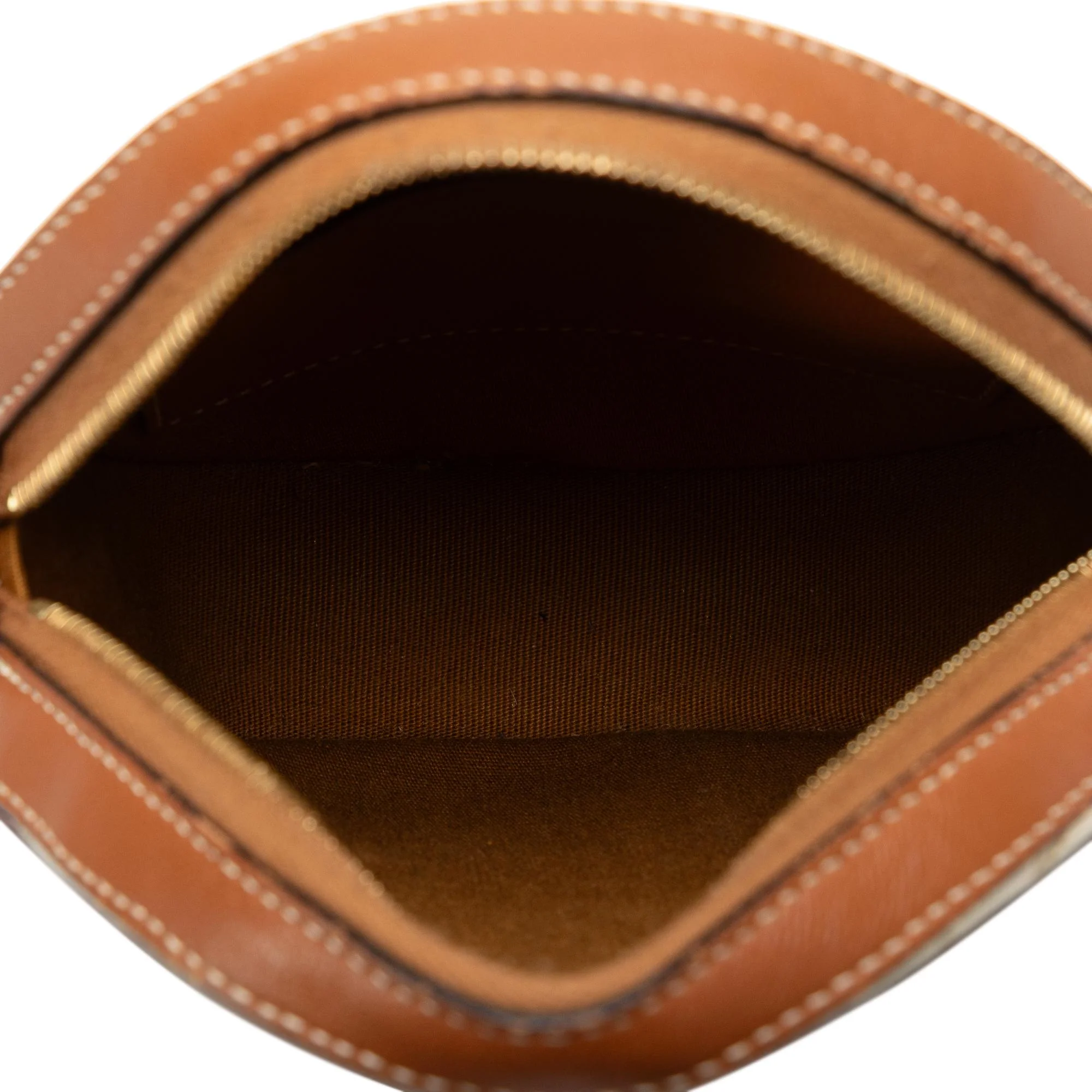 Celine Triomphe Round Purse on Strap - Image 6