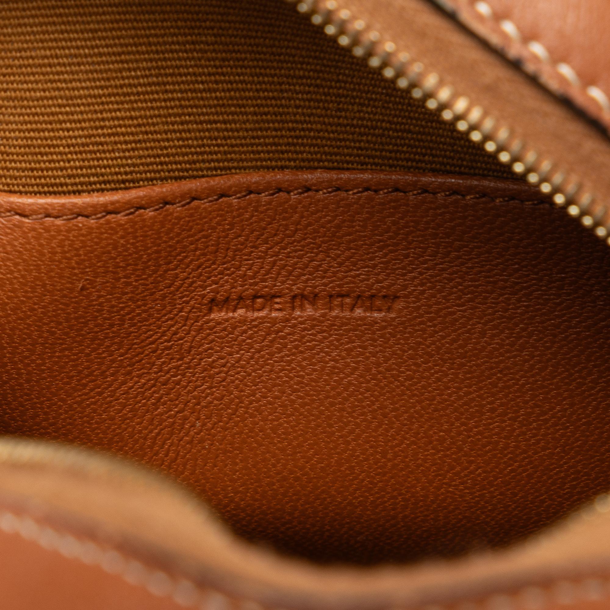 Celine Triomphe Round Purse on Strap - Image 8