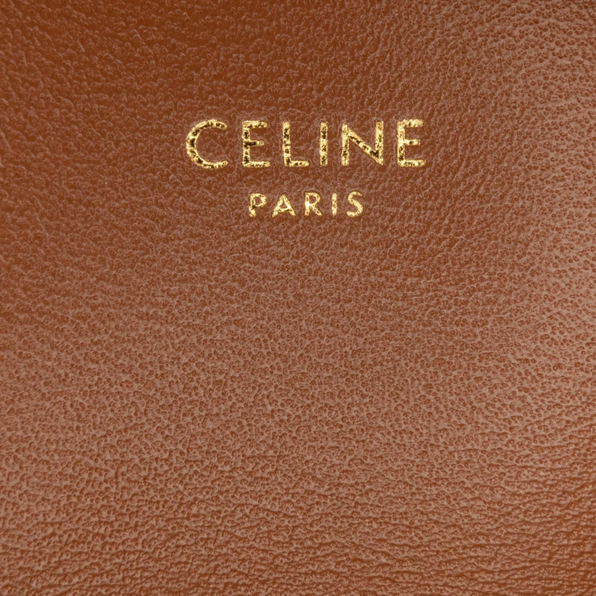 Celine Triomphe Tweed Claude Chain Shoulder Bag - Image 6