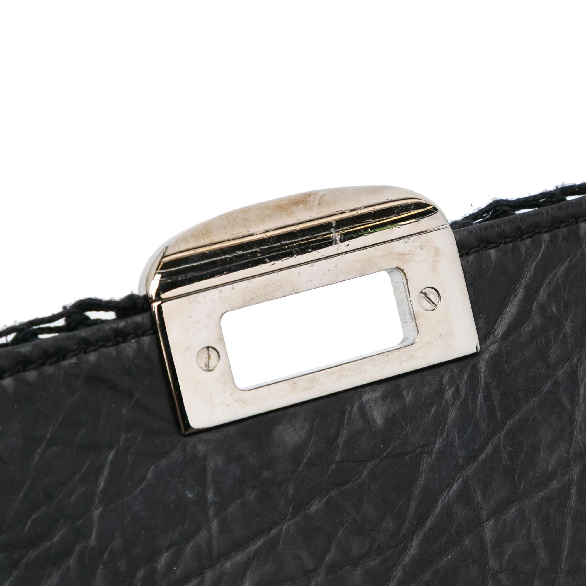 Chanel Aged Calfskin Whipstitch Chocolate Bar Mademoiselle Flap - Image 8