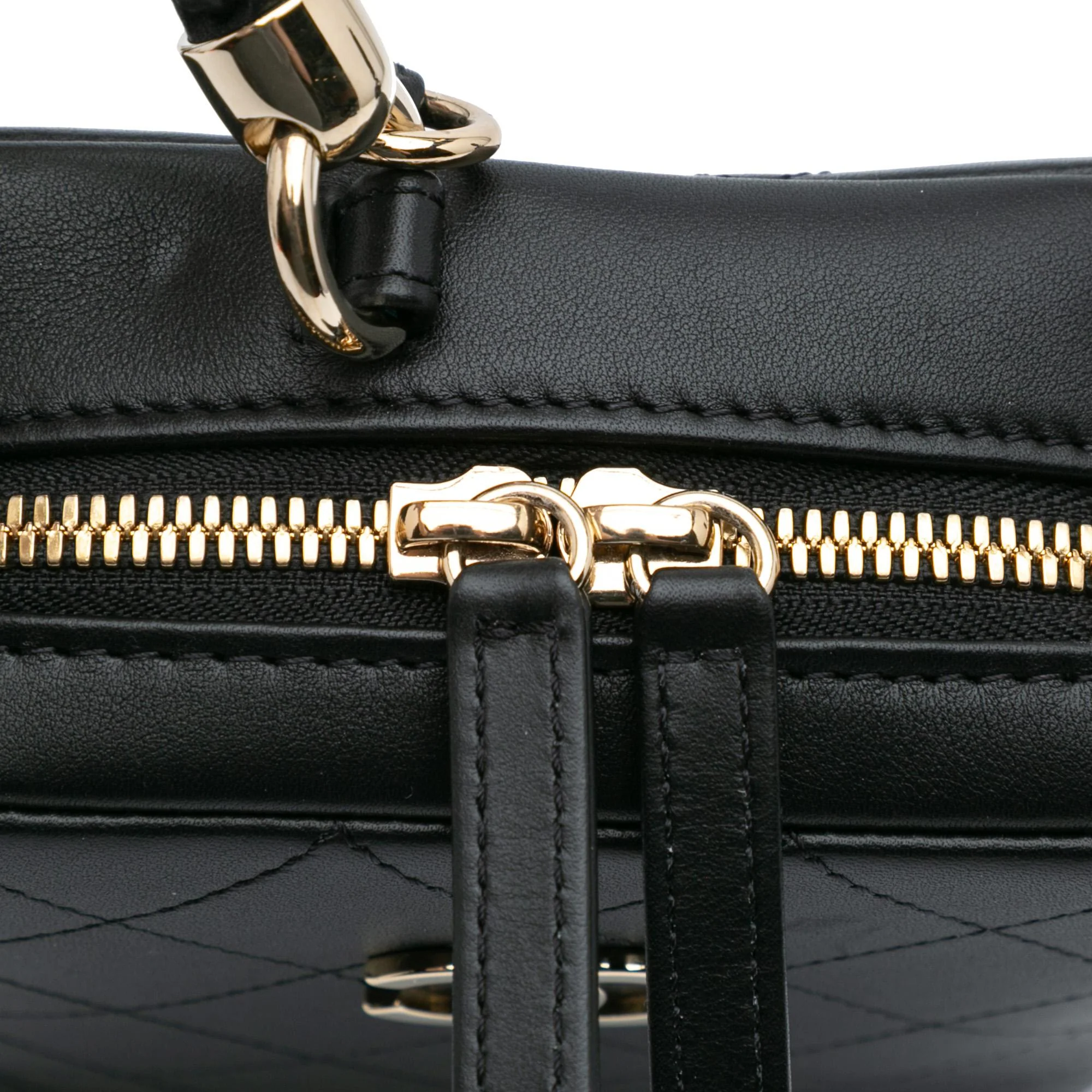 Chanel Calfskin Stitched Cup Of Tea Vanity Case - Image 8