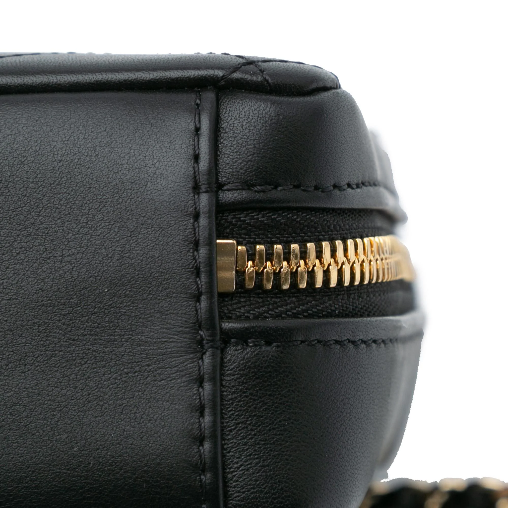 Chanel Calfskin Stitched Cup Of Tea Vanity Case - Image 9