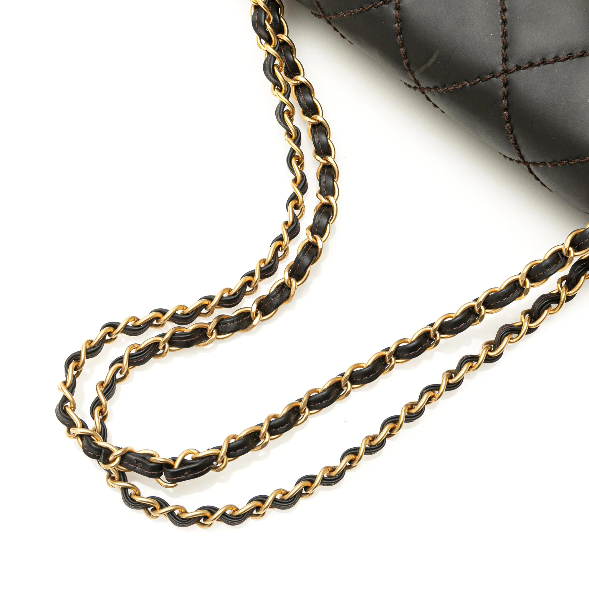 Chanel CC Quilted Calfskin Wild Stitch Flap - Image 12