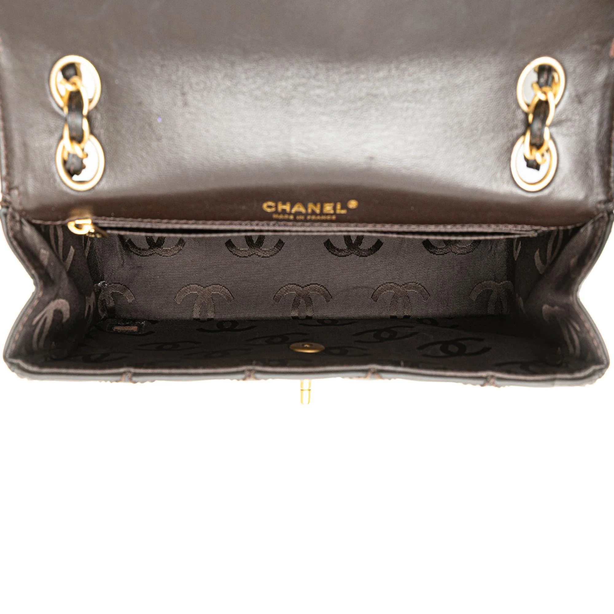 Chanel CC Quilted Calfskin Wild Stitch Flap - Image 4