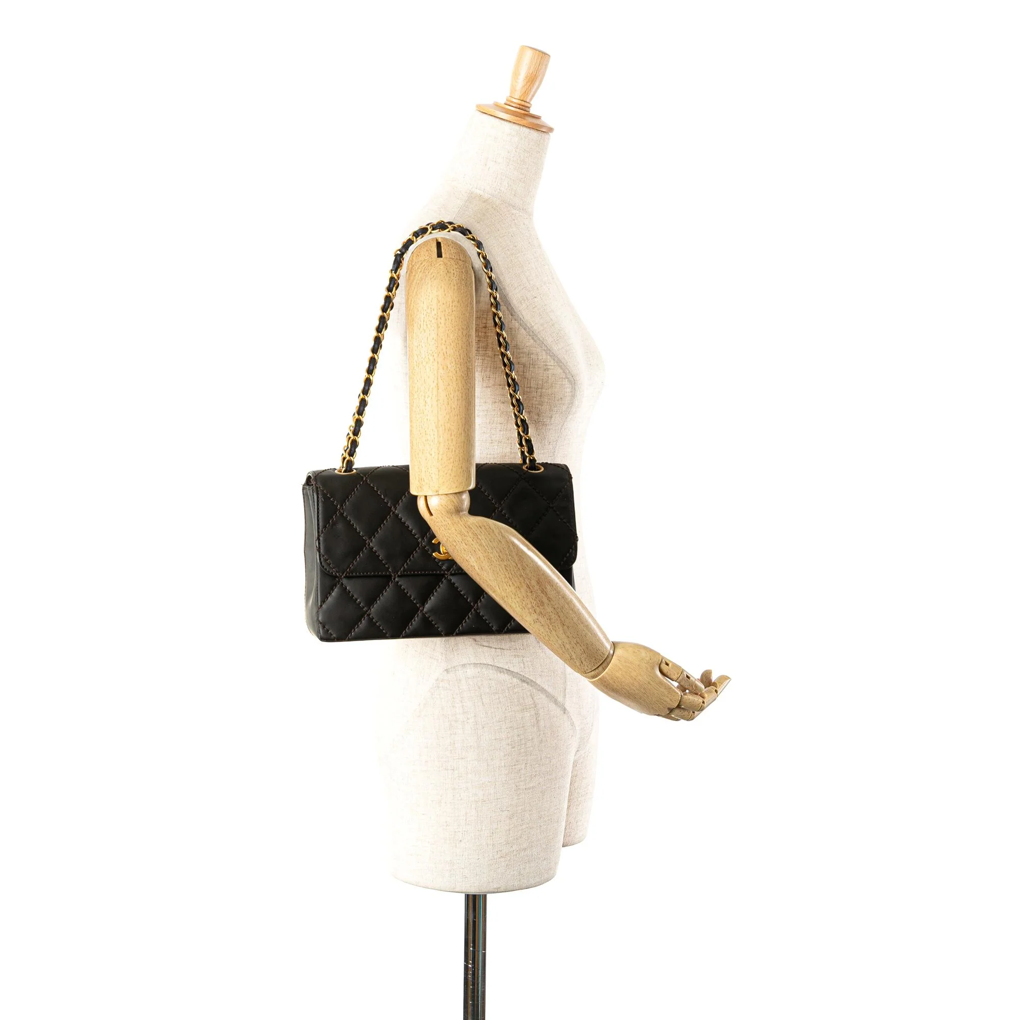 Chanel CC Quilted Calfskin Wild Stitch Flap - Image 5