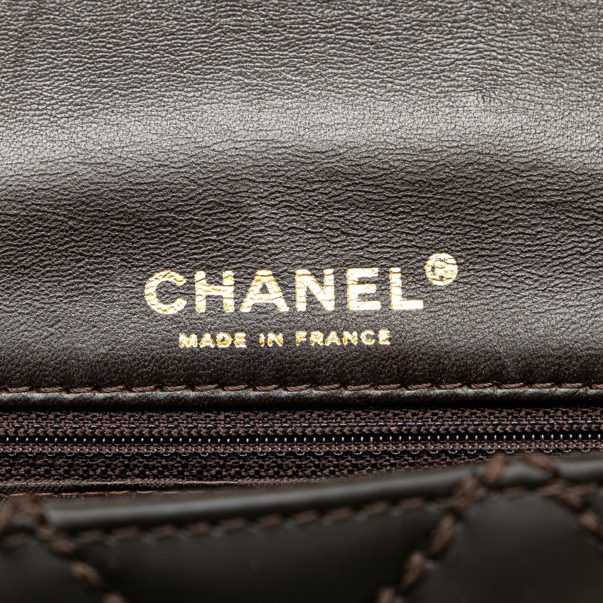 Chanel CC Quilted Calfskin Wild Stitch Flap - Image 6