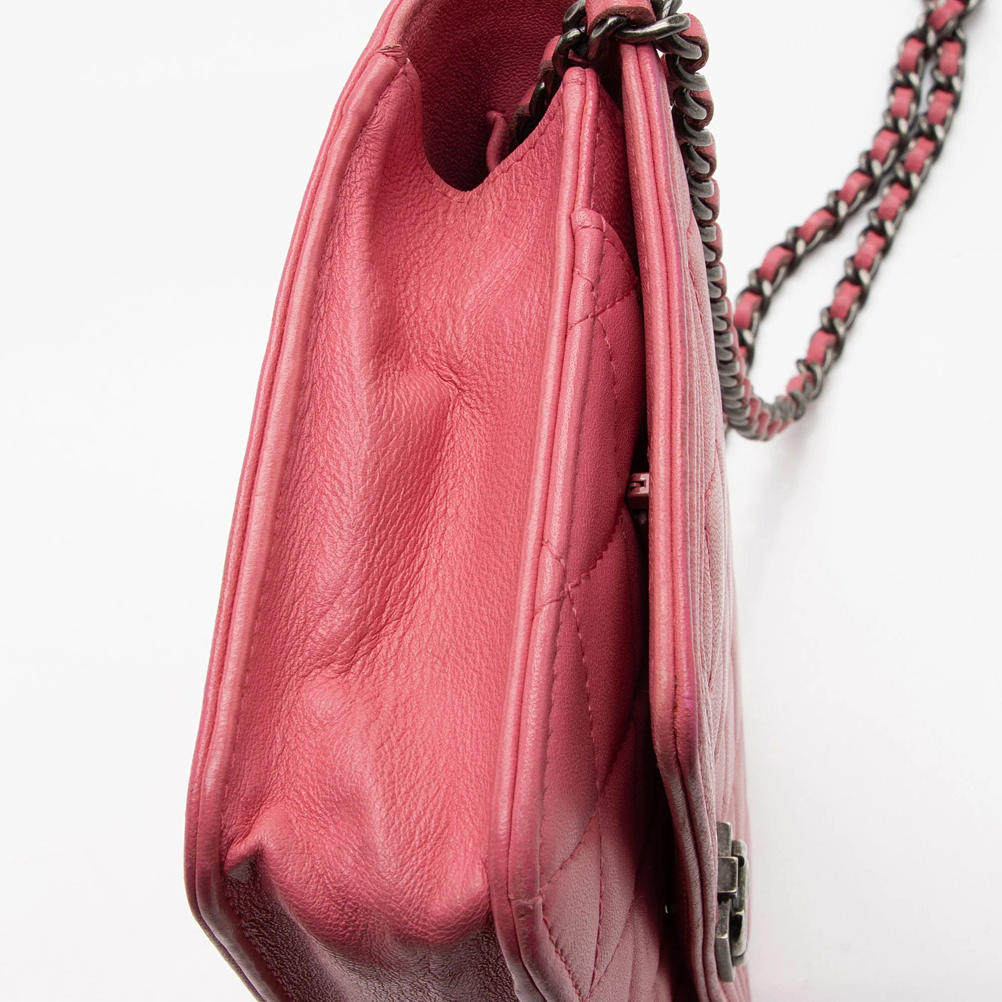 Chanel Lambskin Boy Wallet on Chain - Image 15