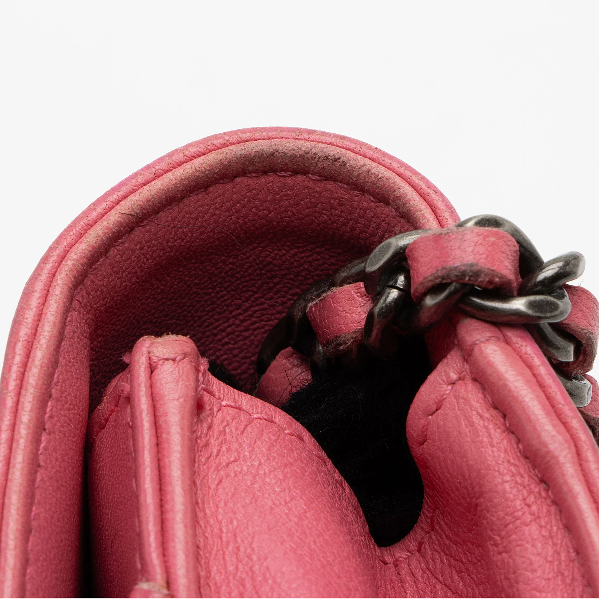 Chanel Lambskin Boy Wallet on Chain - Image 16