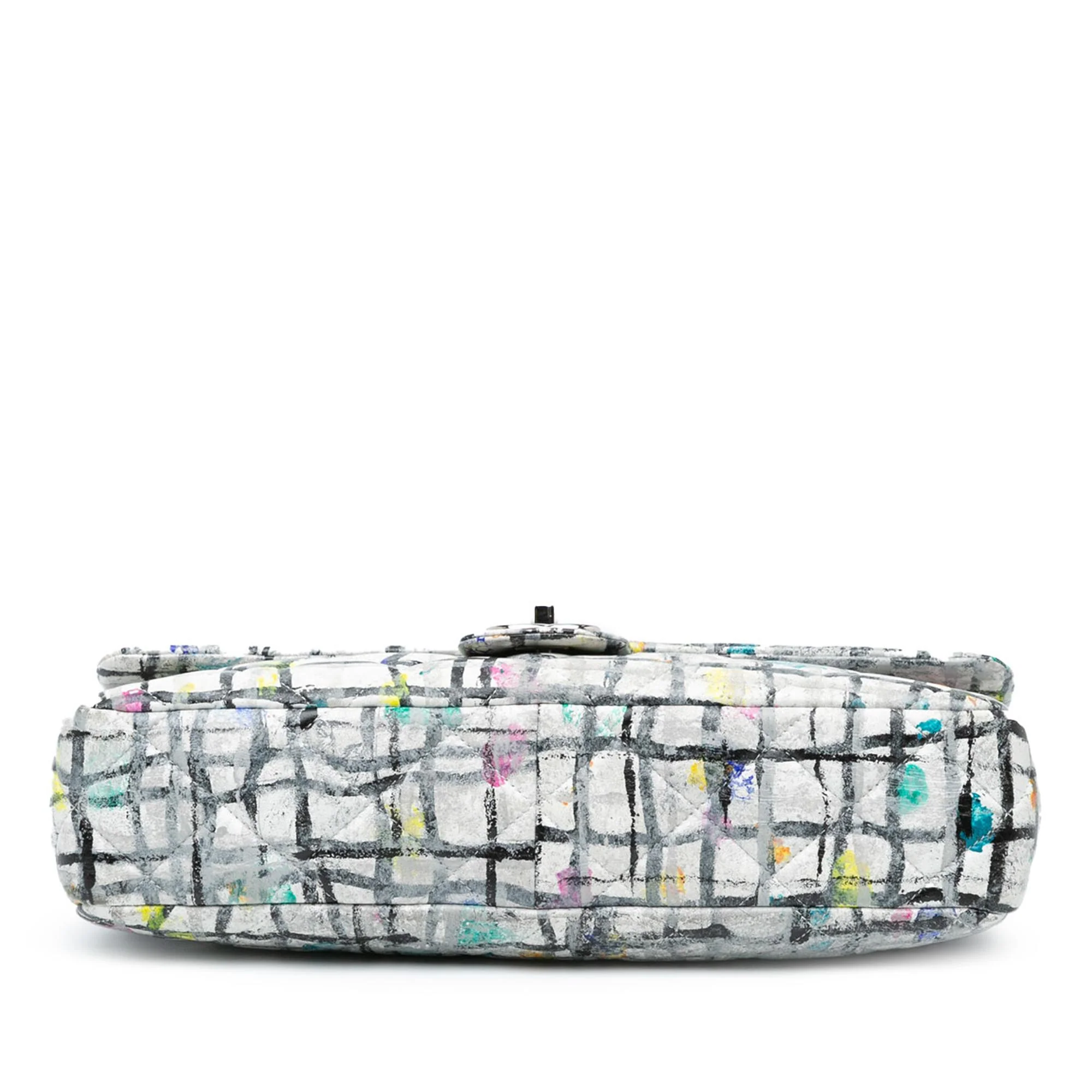 Chanel Medium Calfskin Hand Painted Graffiti Flap - Image 3