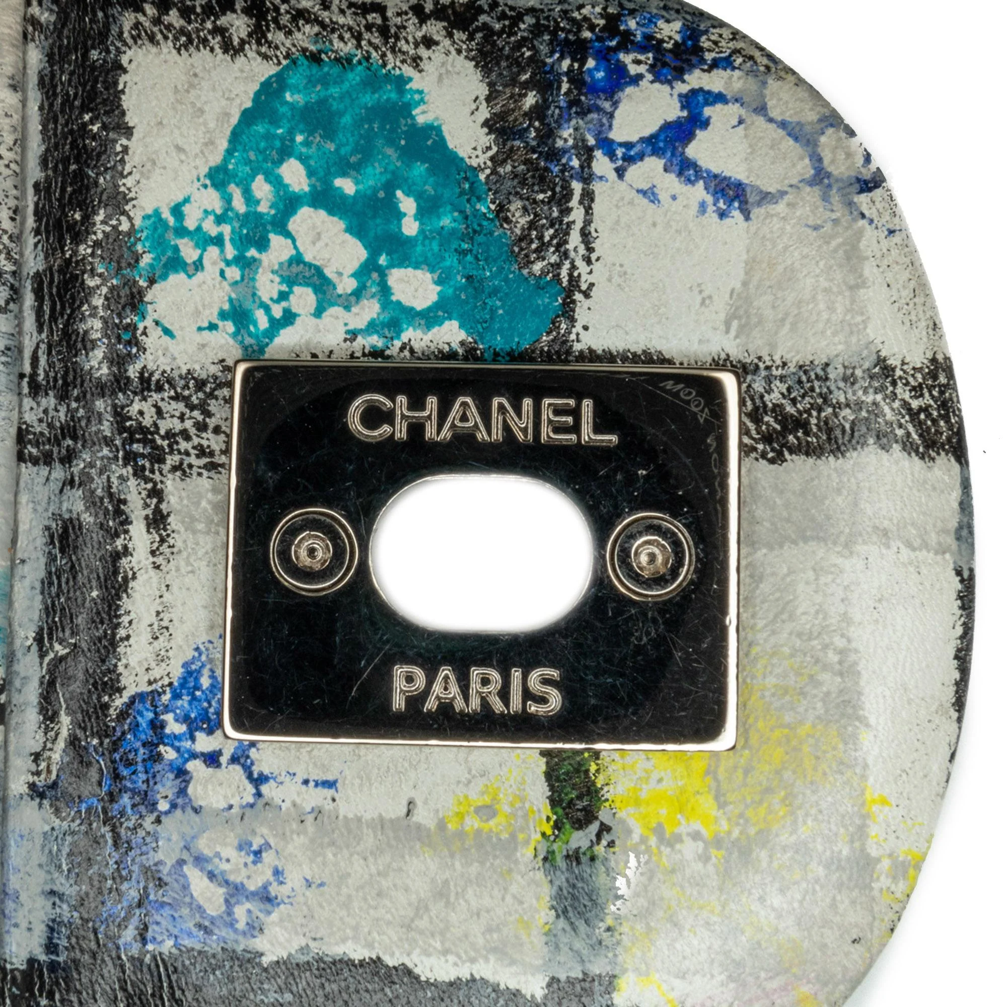 Chanel Medium Calfskin Hand Painted Graffiti Flap - Image 6