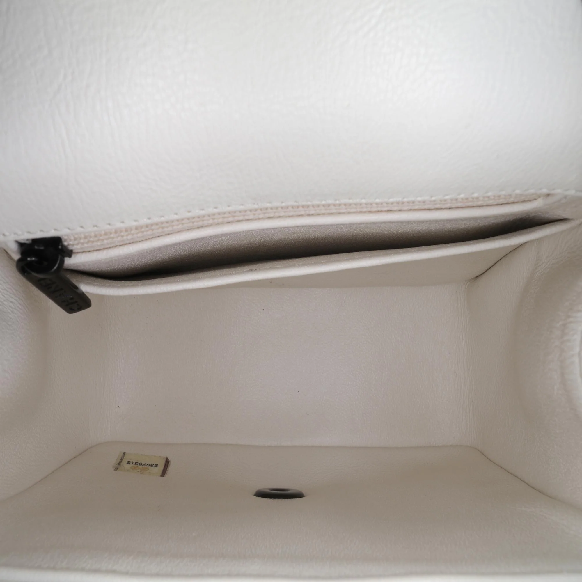 Chanel Mini Square Classic Crumpled Calfskin Single Flap - Image 4