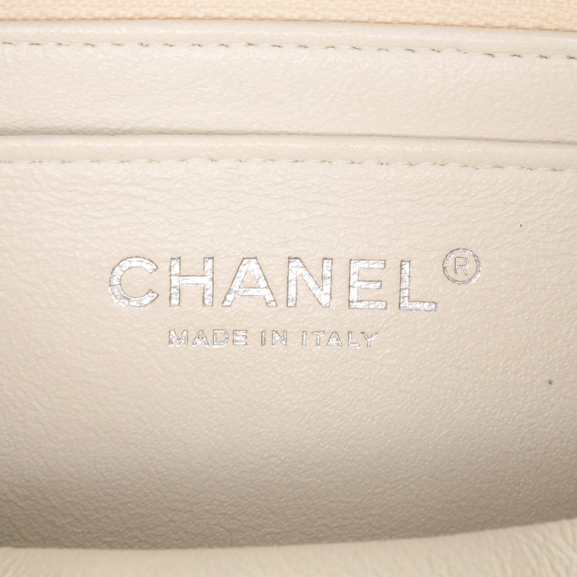 Chanel Mini Square Classic Crumpled Calfskin Single Flap - Image 6