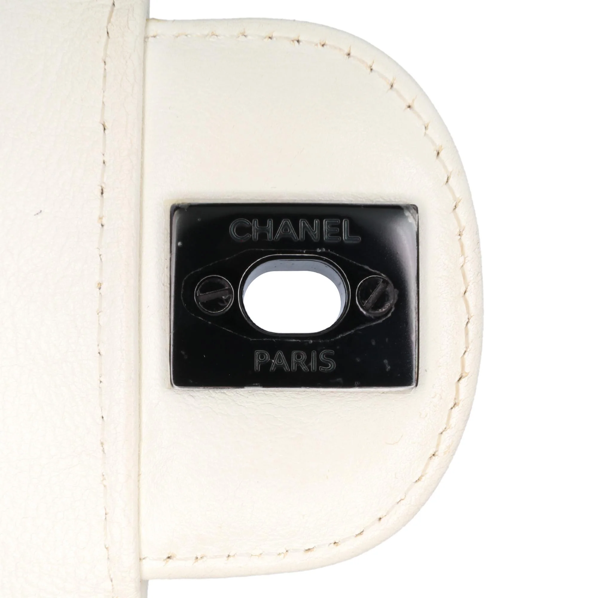 Chanel Mini Square Classic Crumpled Calfskin Single Flap - Image 9