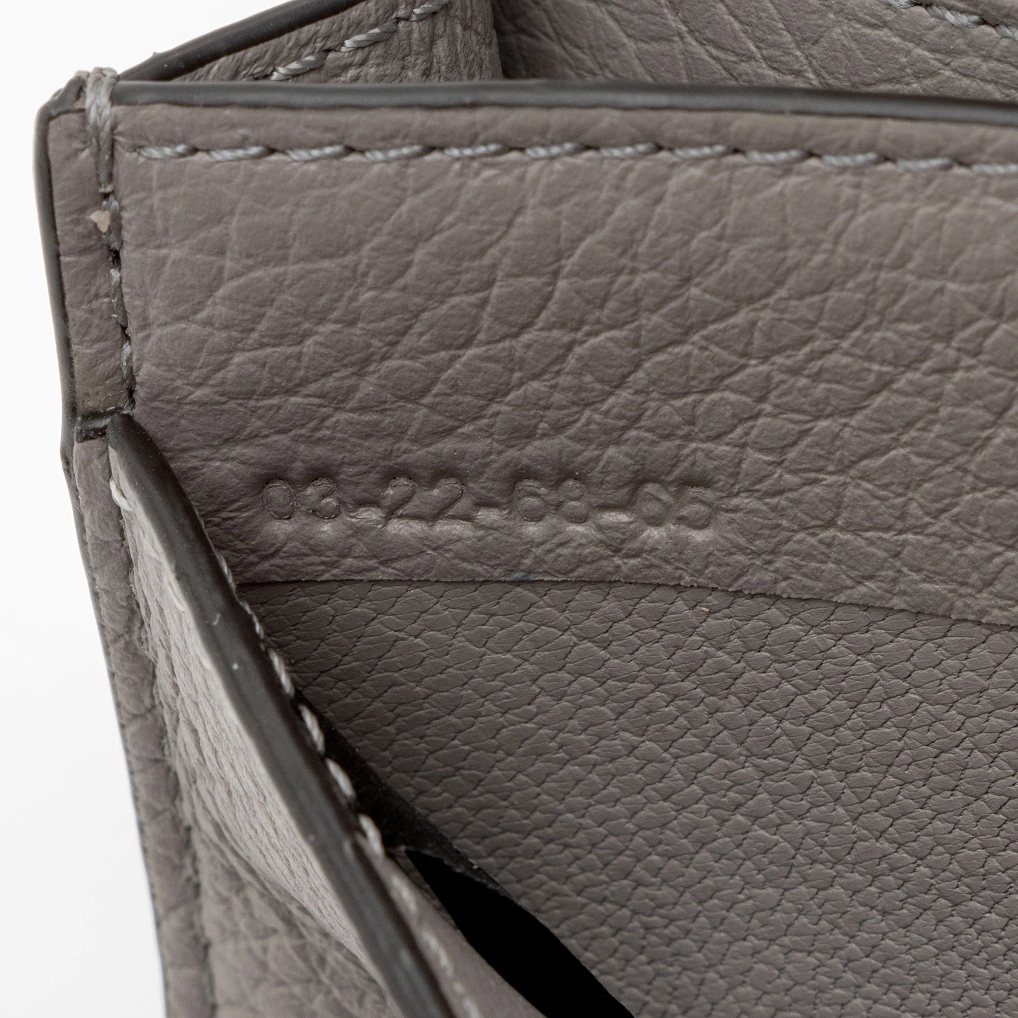 Chloe Calfskin Alphabet Card Holder - Image 4