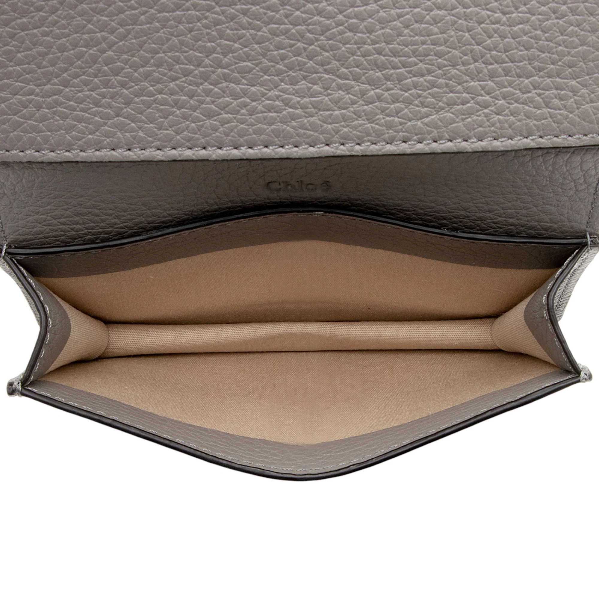 Chloe Calfskin Alphabet Card Holder - Image 5