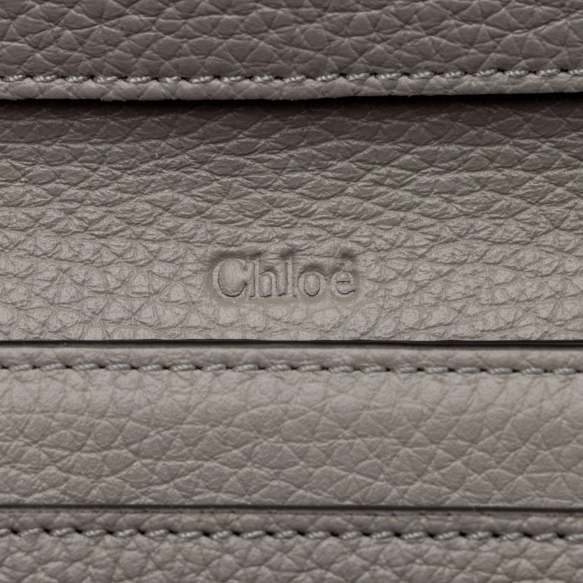 Chloe Calfskin Alphabet Card Holder - Image 6