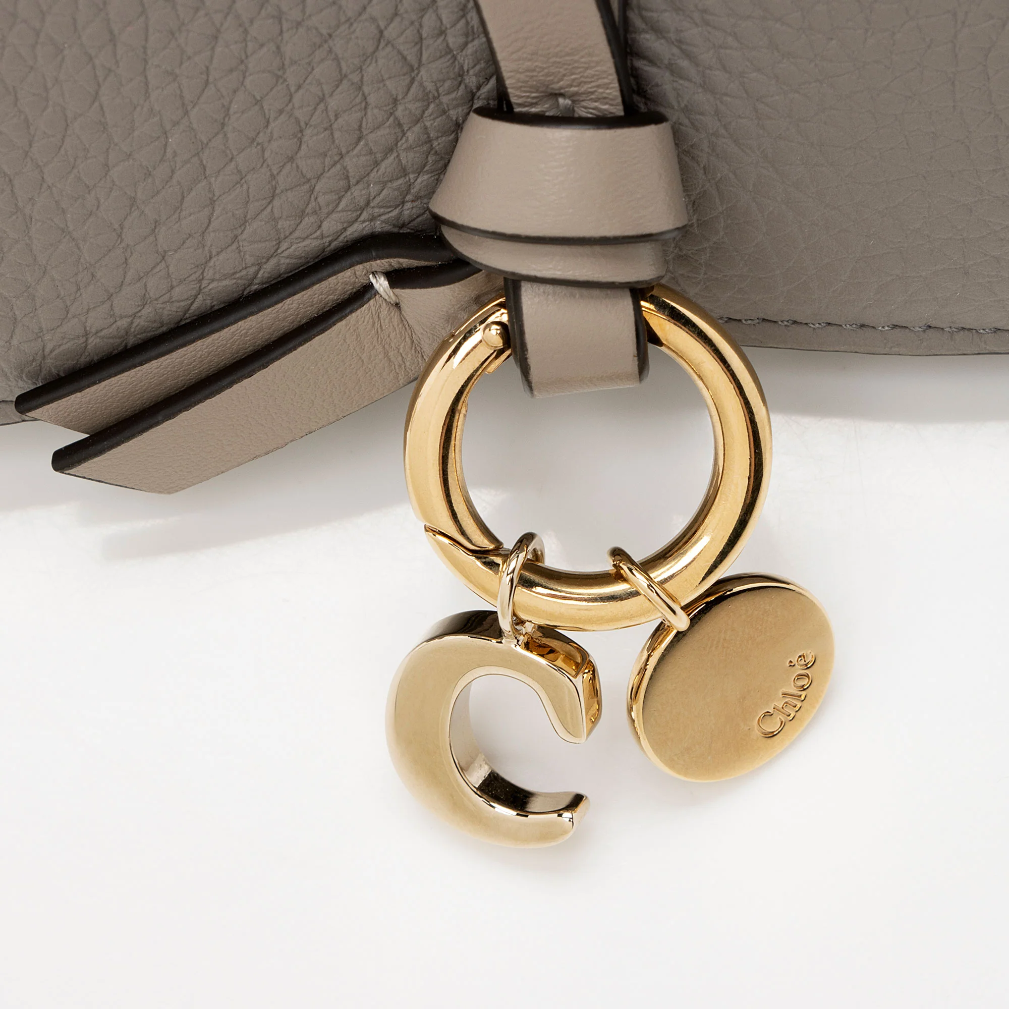 Chloe Calfskin Alphabet Card Holder - Image 8