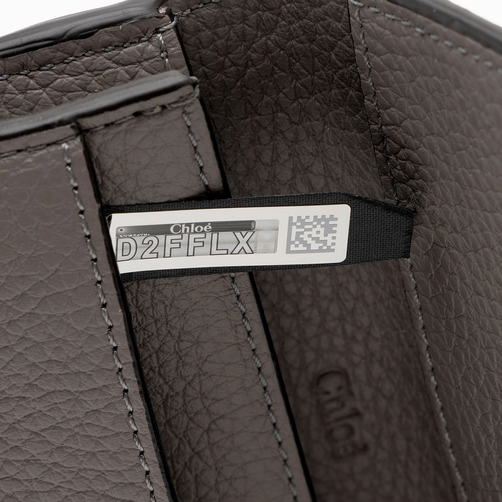 Chloe Calfskin Alphabet Card Holder - Image 9