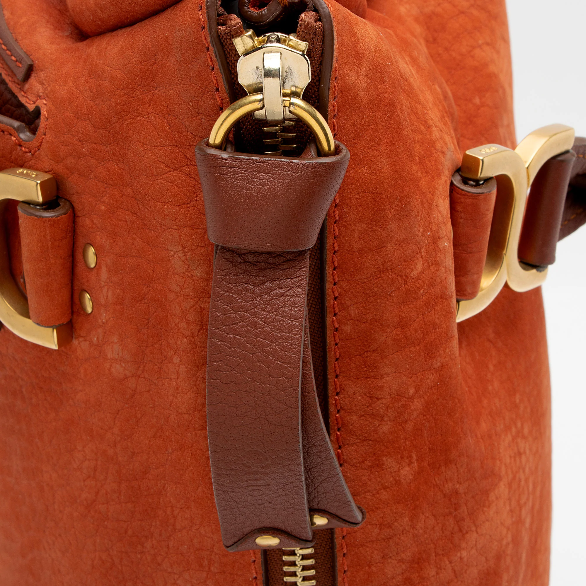 Chloe Nubuck Marcie Large Satchel - Image 10