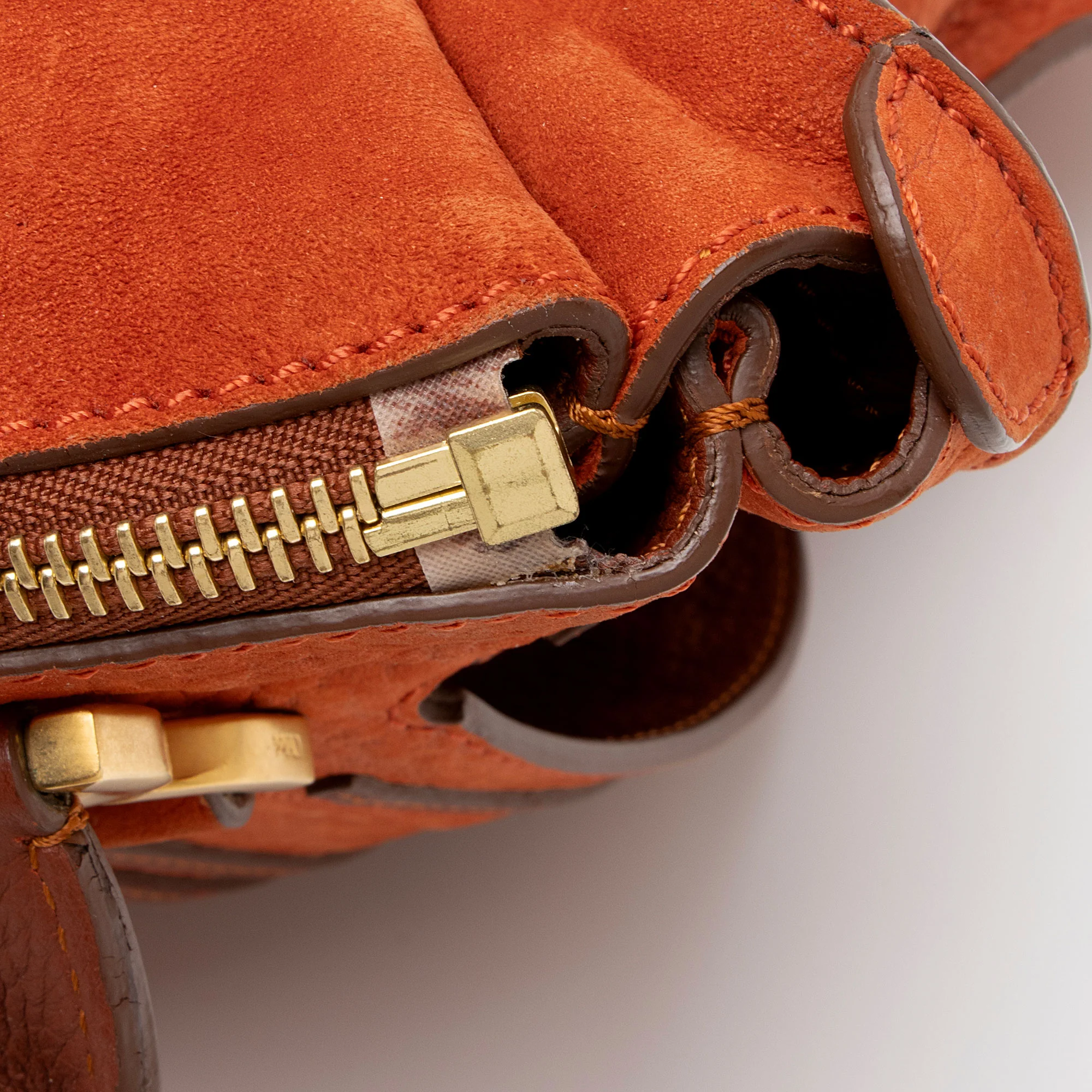 Chloe Nubuck Marcie Large Satchel - Image 13