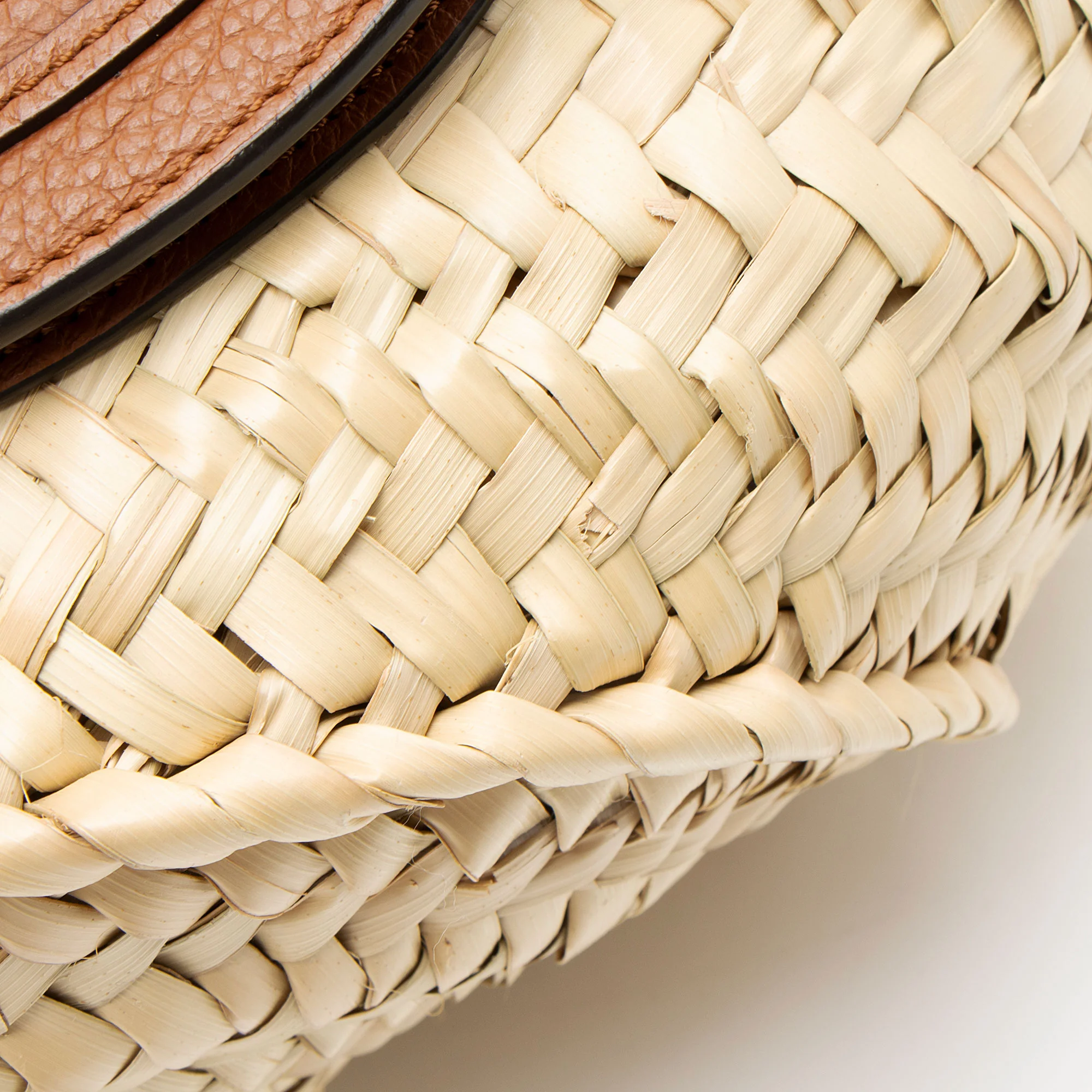 Chloe Raffia Marcie Basket E/W Tote - Image 13