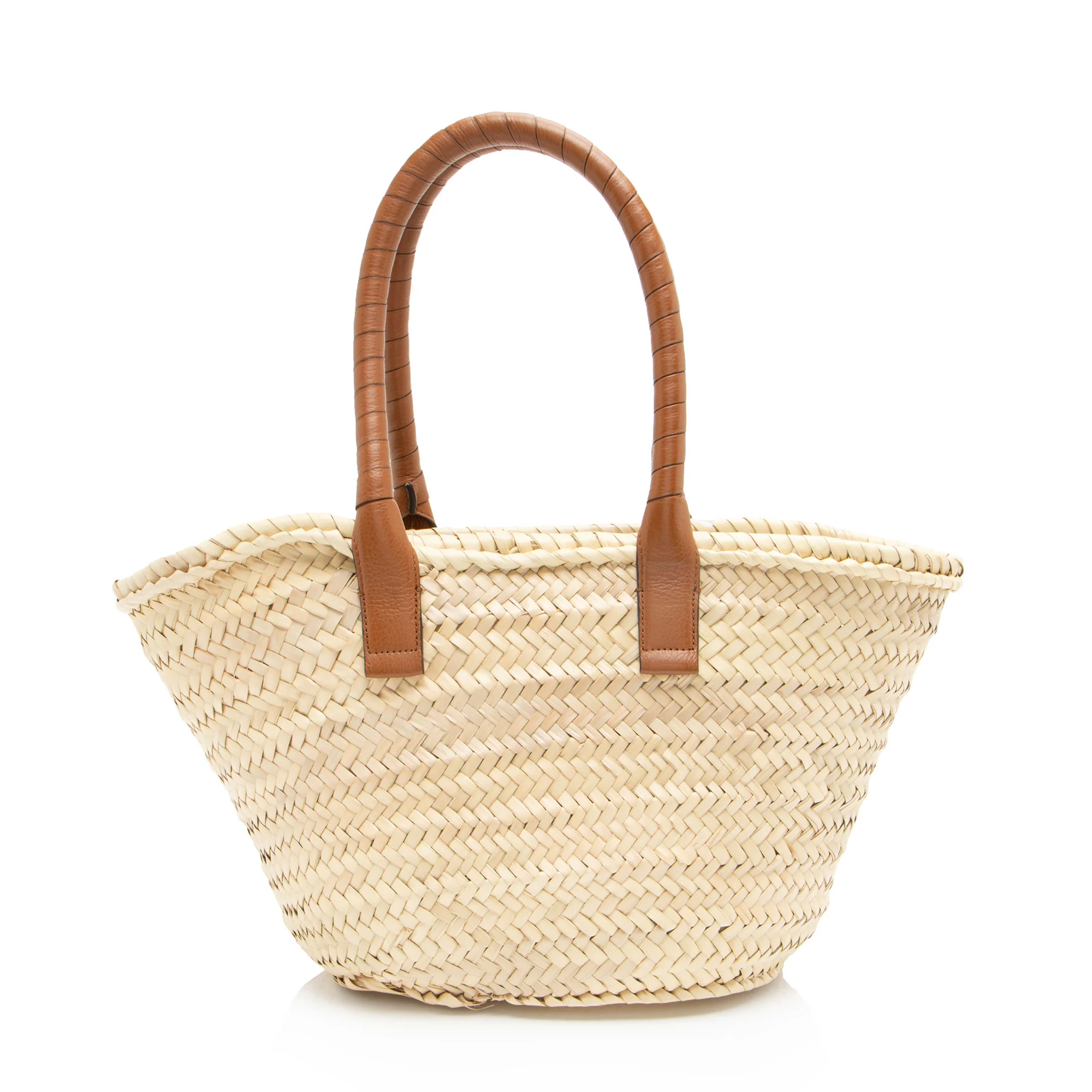 Chloe Raffia Marcie Basket E/W Tote - Image 3