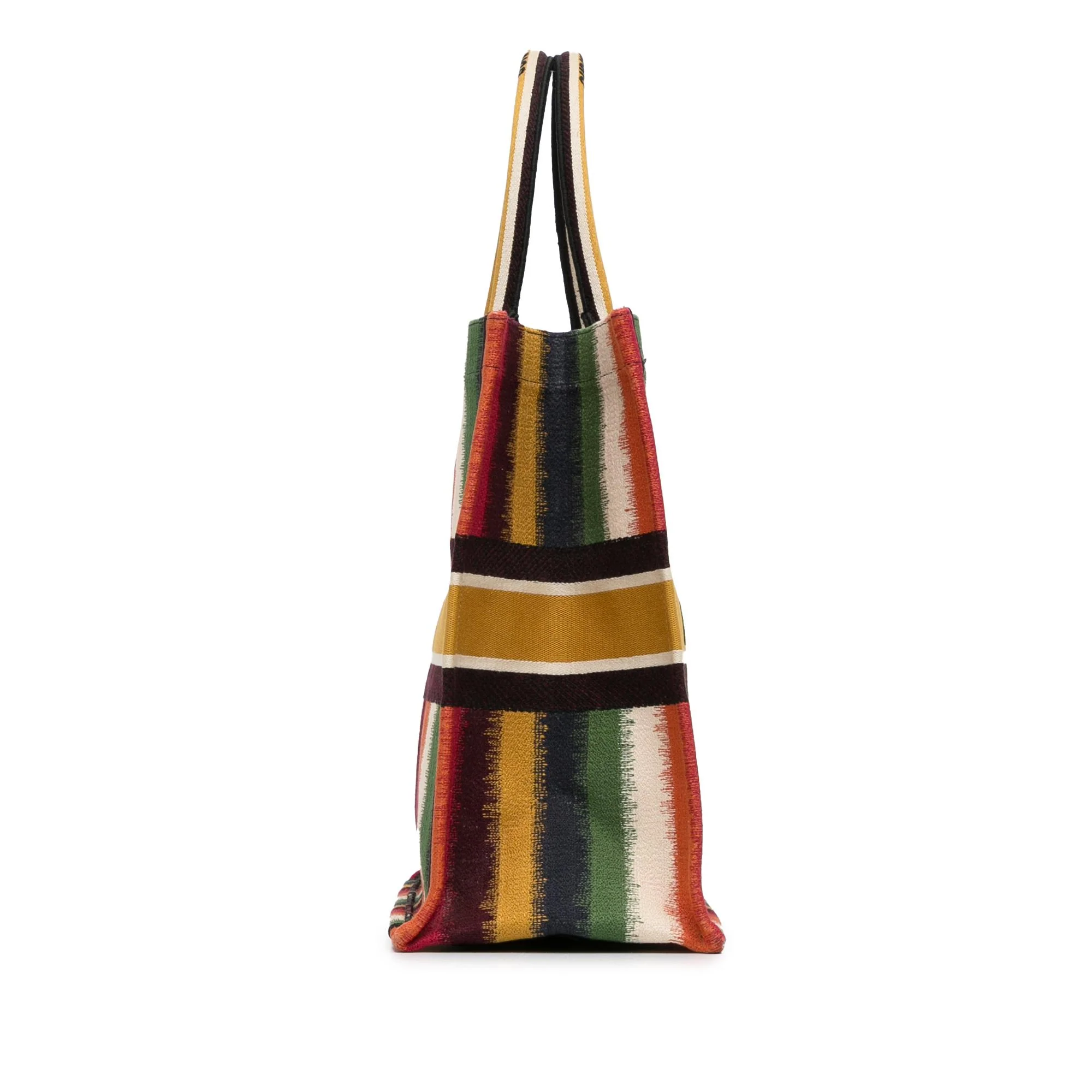 Dior Large Striped Book Tote - Image 3