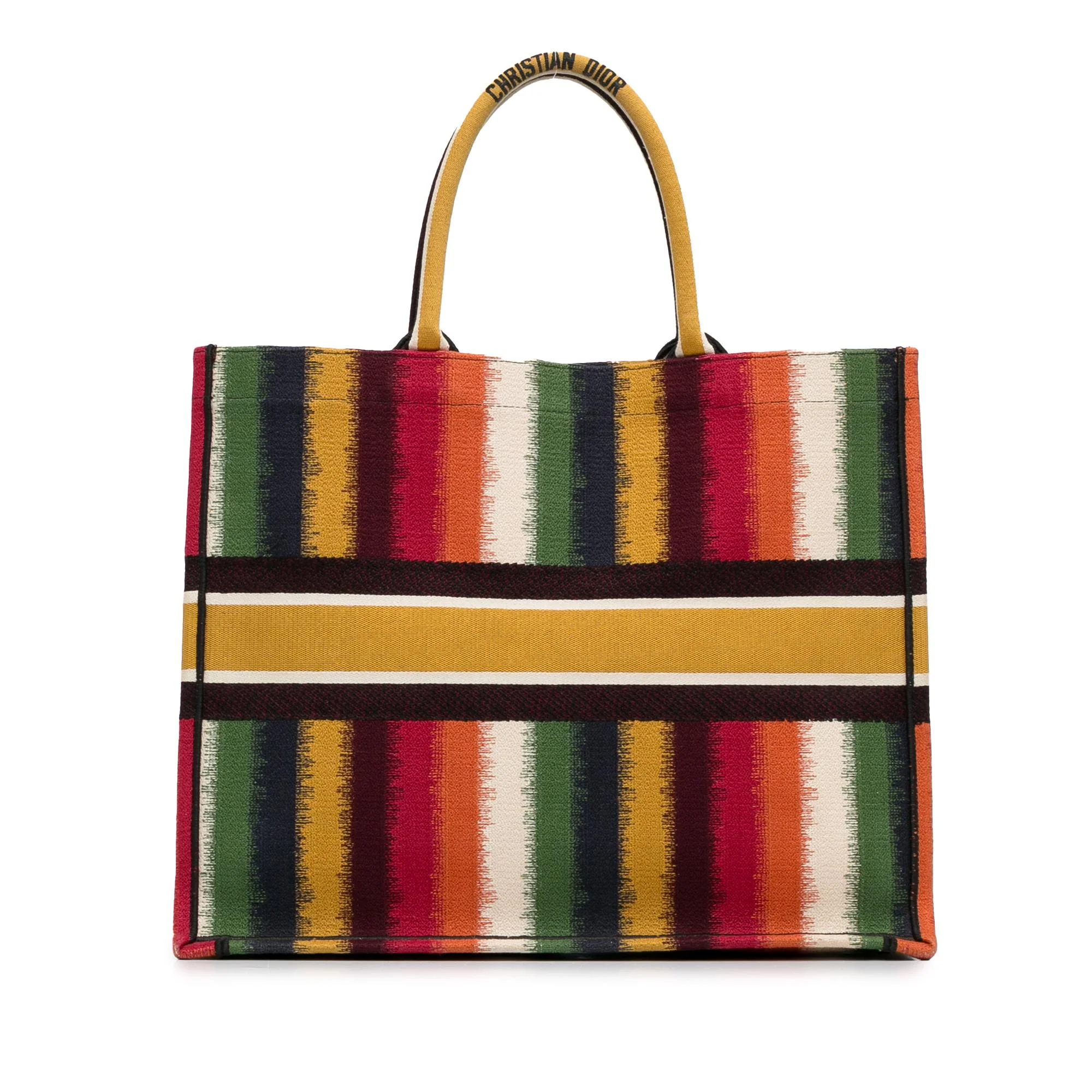 Dior Large Striped Book Tote - Image 4