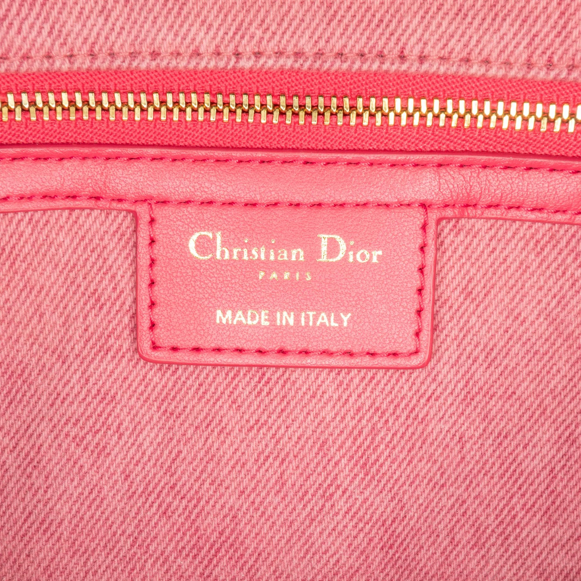 Dior Medium Denim Macrocannage Caro Bag - Image 6