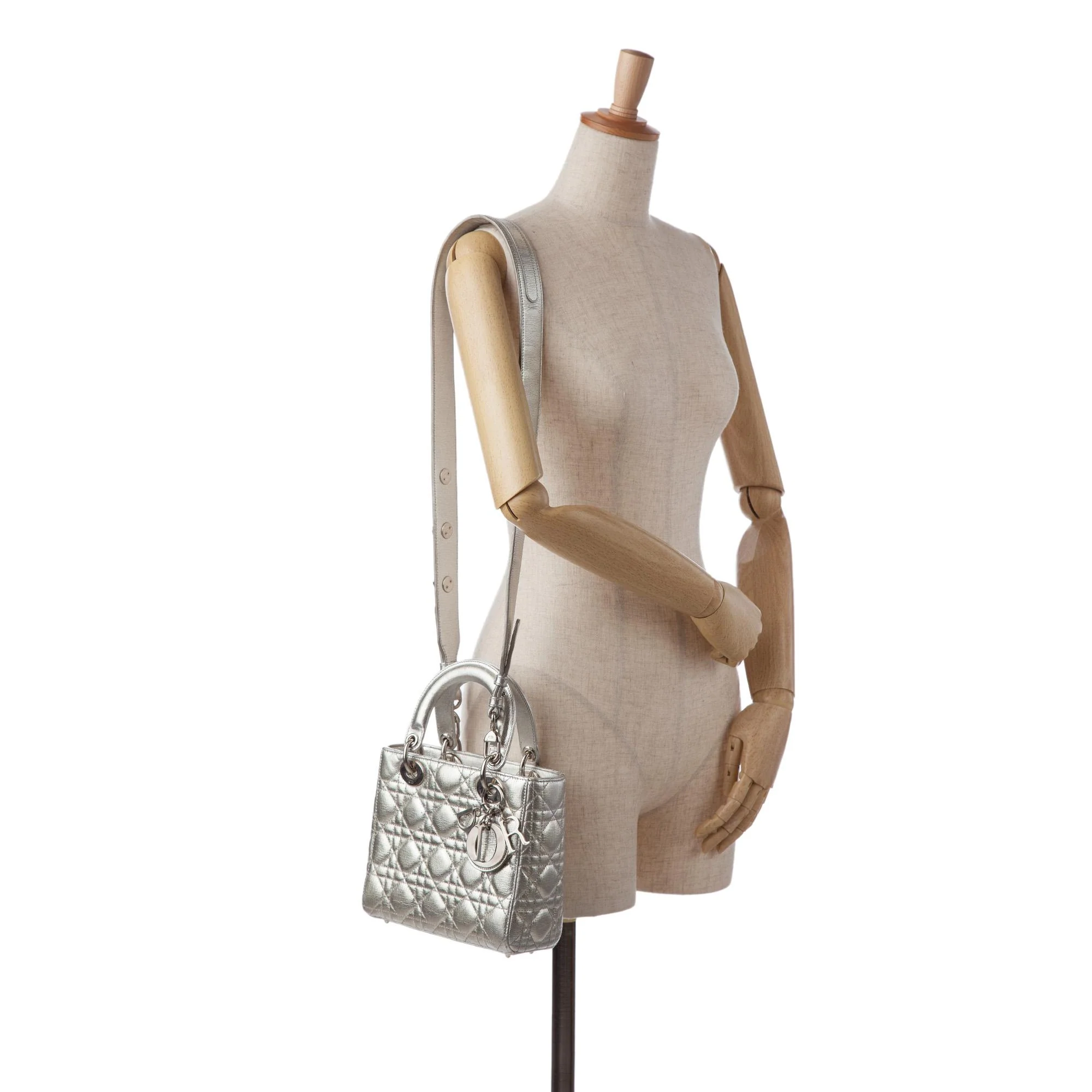 Dior Small Calfskin Cannage My ABCDior Lady Dior - Image 12