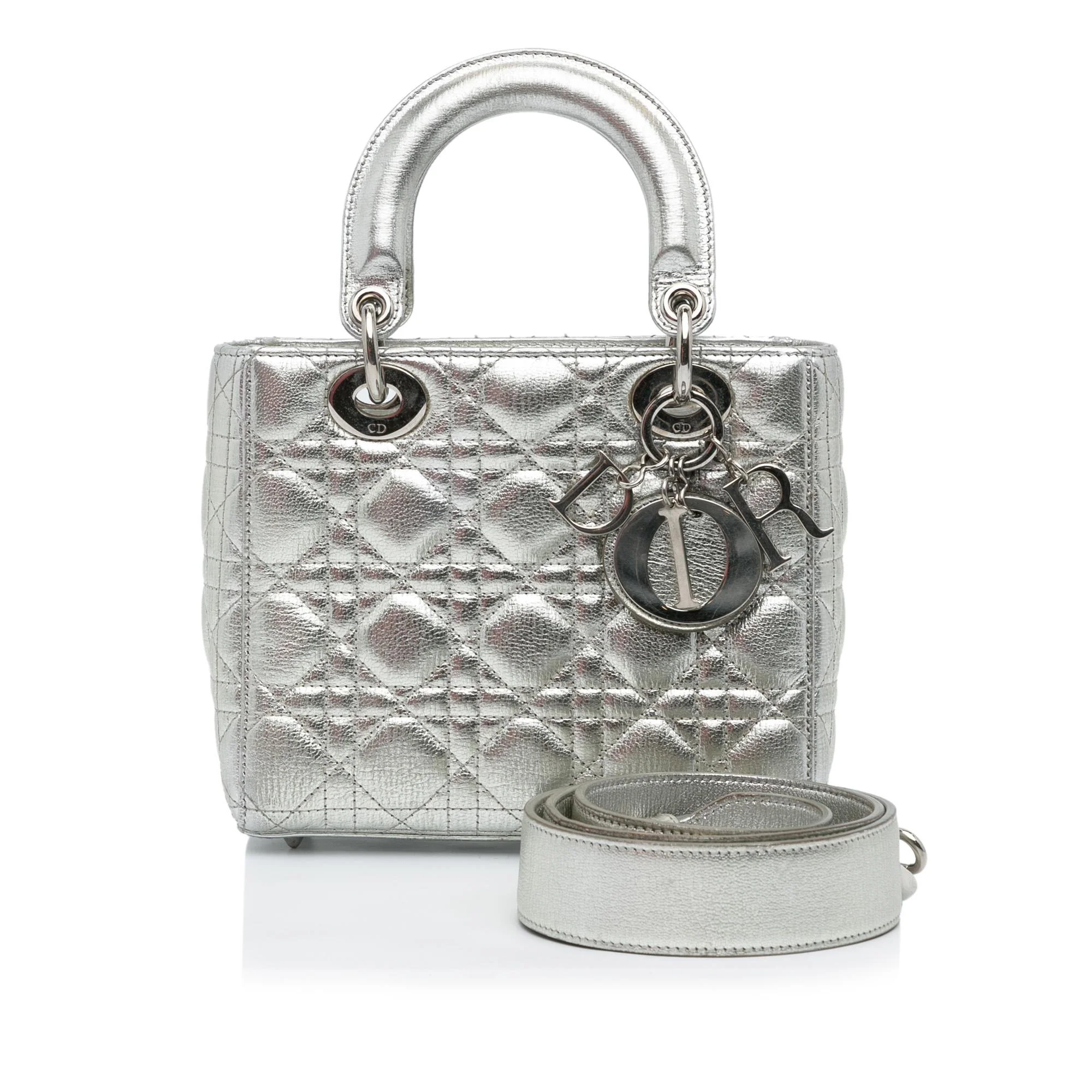 Dior Small Calfskin Cannage My ABCDior Lady Dior - Image 5