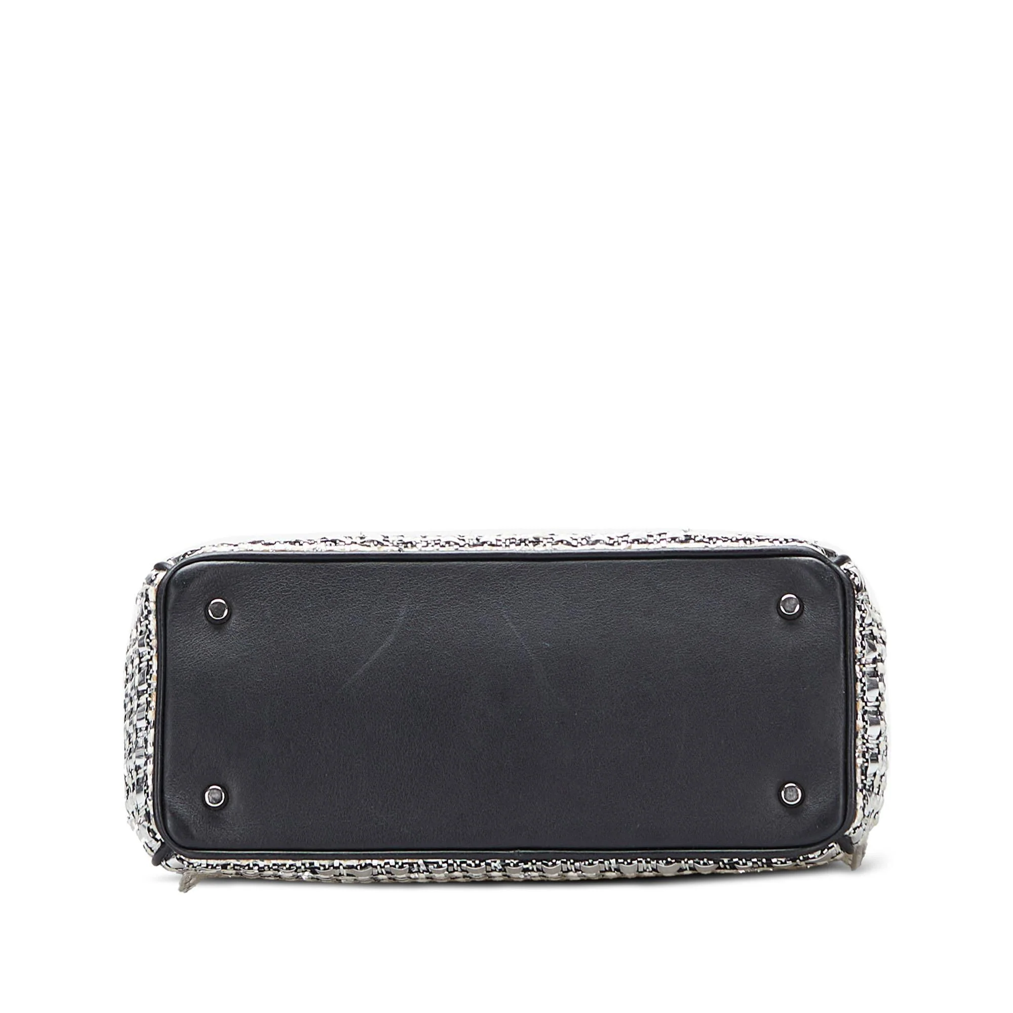 Dior Small Tweed Patch Diorissimo Tote - Image 6