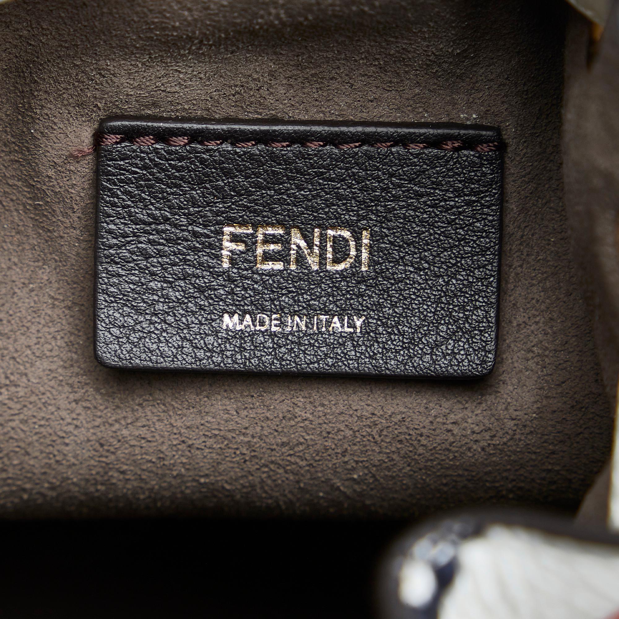 Fendi Fendi X Fila Mania Mini Mon Tresor Bucket Bag - Image 7