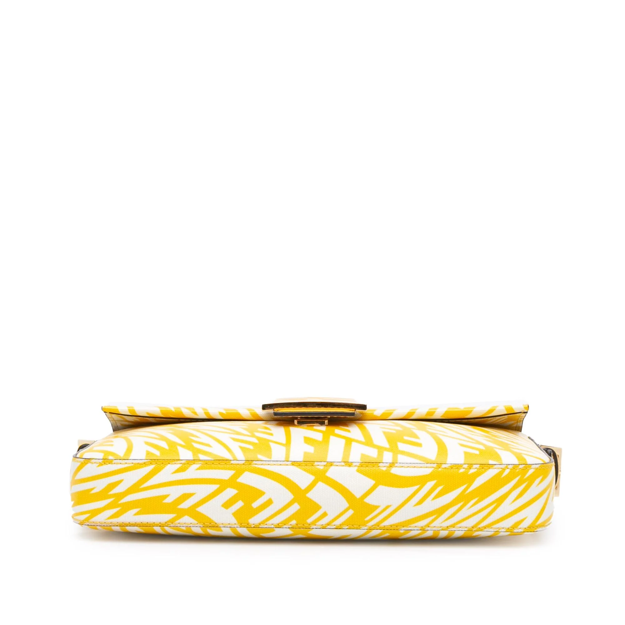 Fendi Sarah Coleman Zucca Coated Canvas 1997 Vertigo Baguette - Image 3