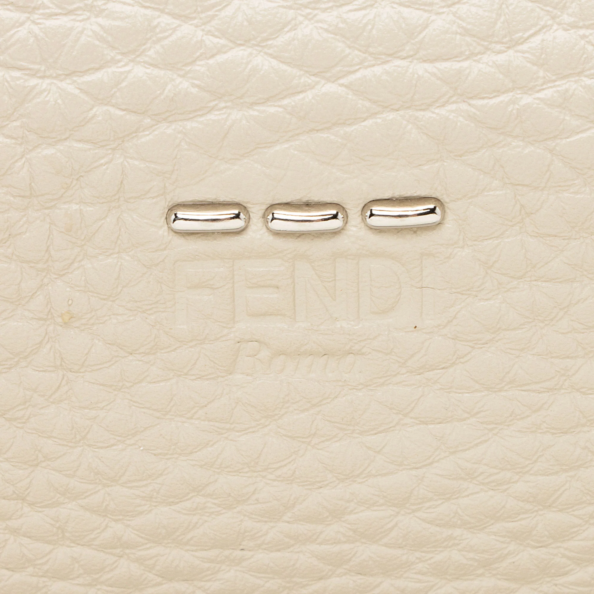 Fendi Selleria Leather Lei Boston Bag - Image 11