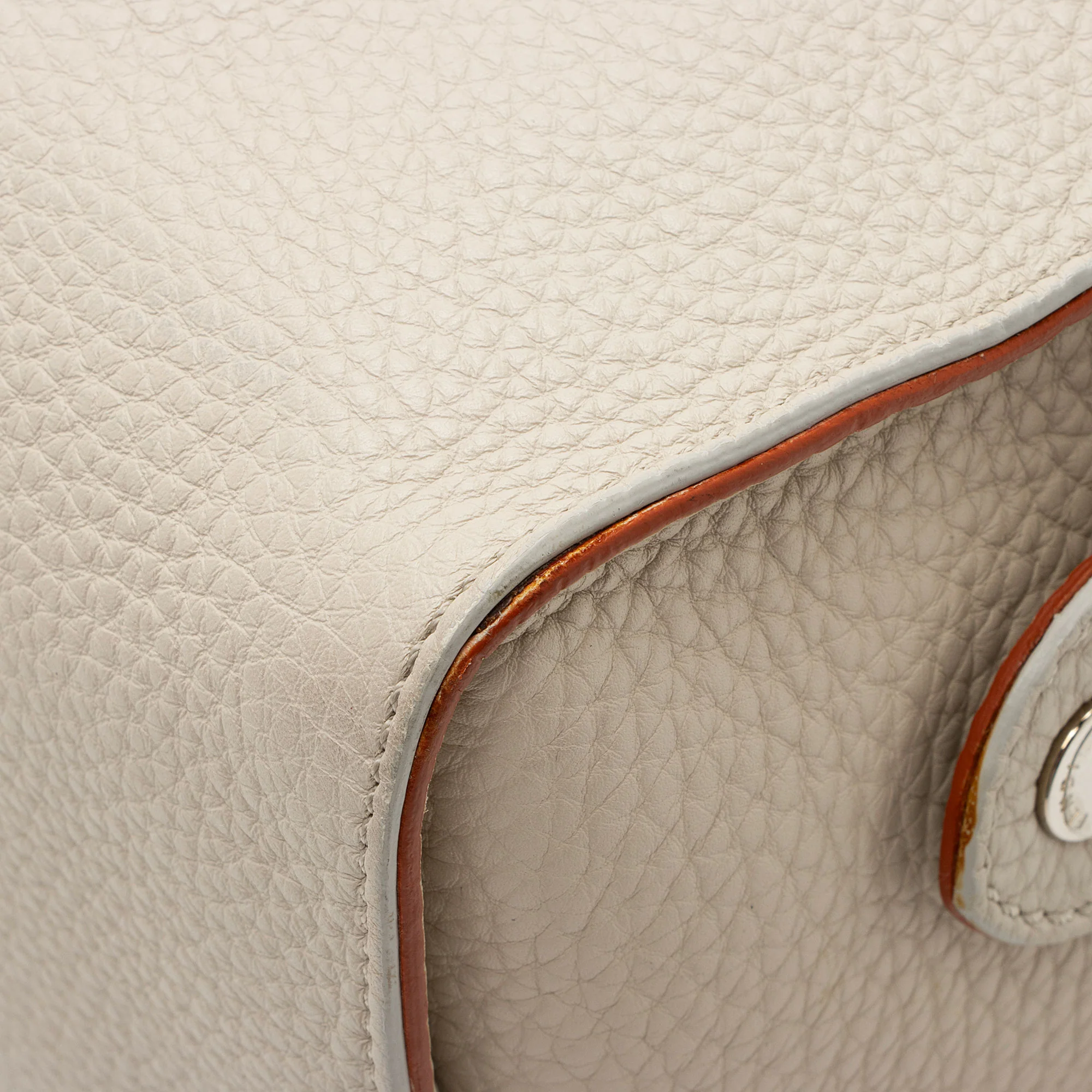 Fendi Selleria Leather Lei Boston Bag - Image 12