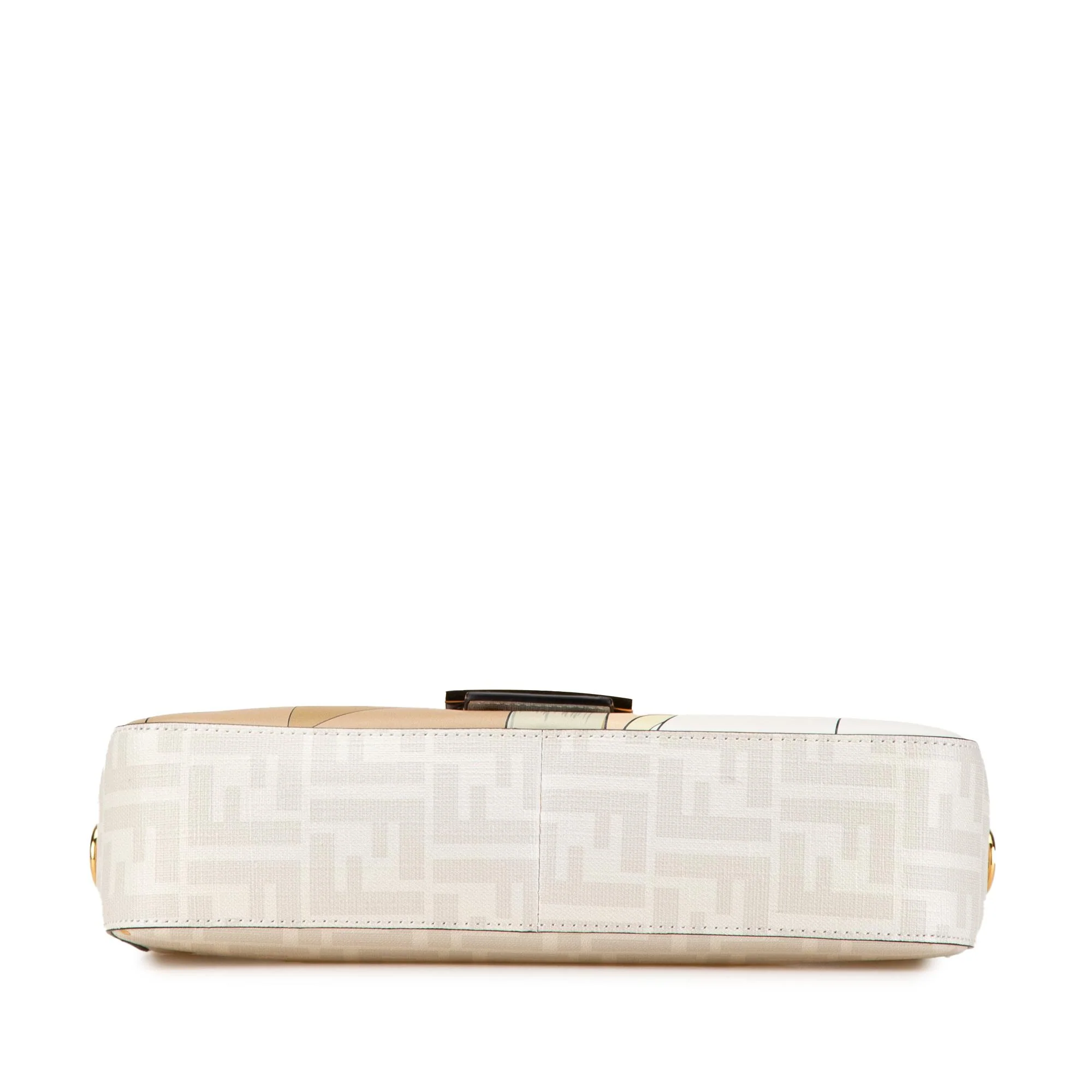 Fendi Zucca Graphic Print Coated Canvas Bikini Girls Baguette Satchel - Image 3