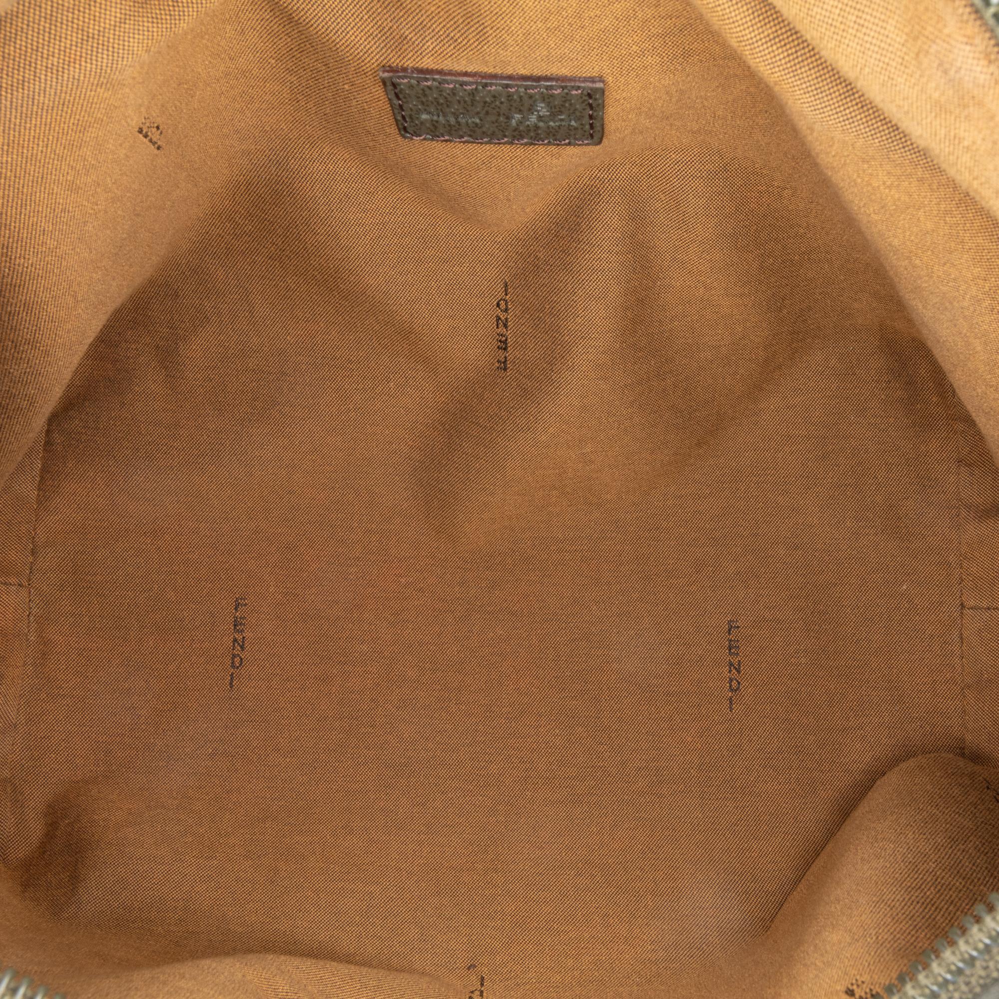 Fendi Zucca Nylon Zip Code Handbag - Image 4